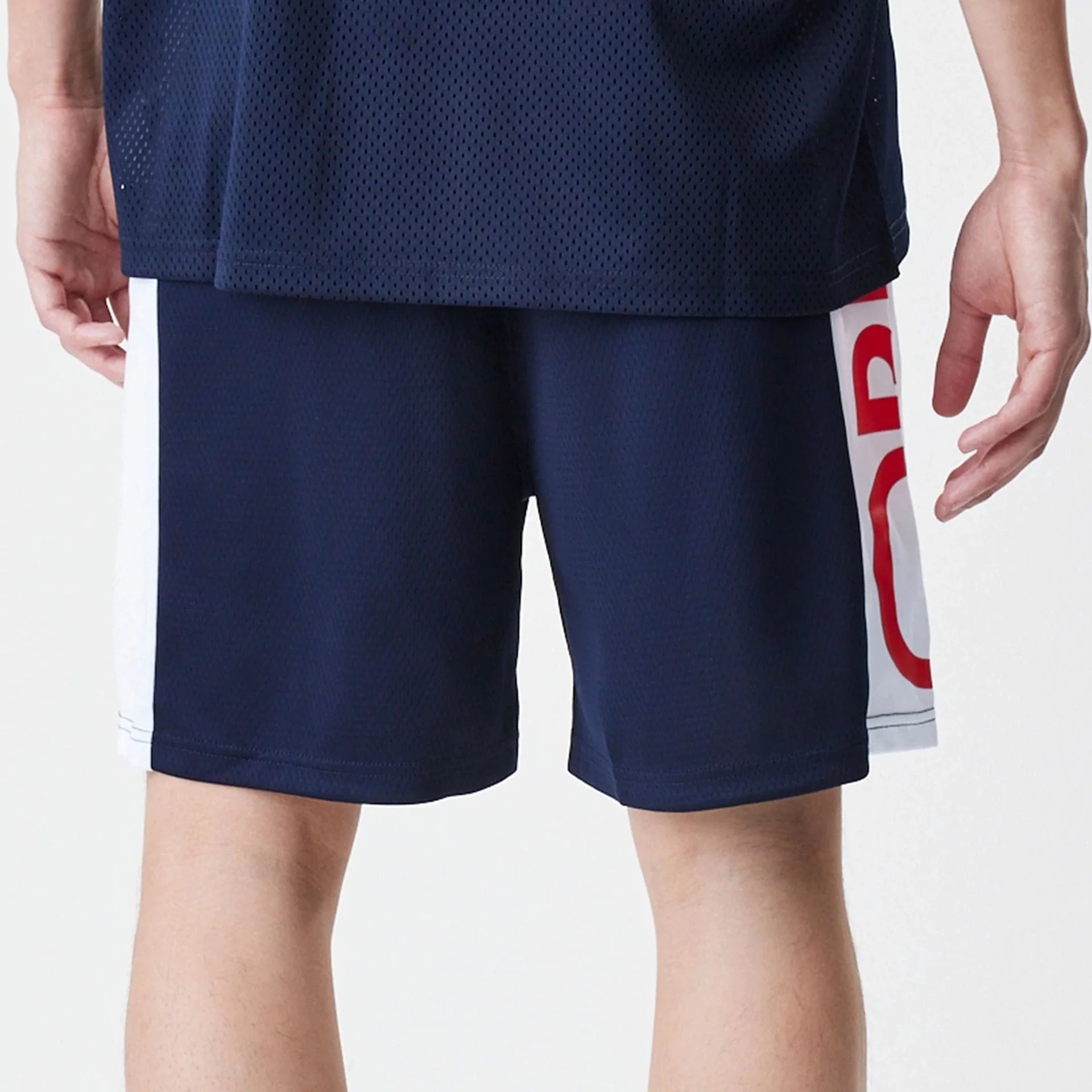 Red Bull Racing Graphic Mesh Dark Blue Shorts - Image 5