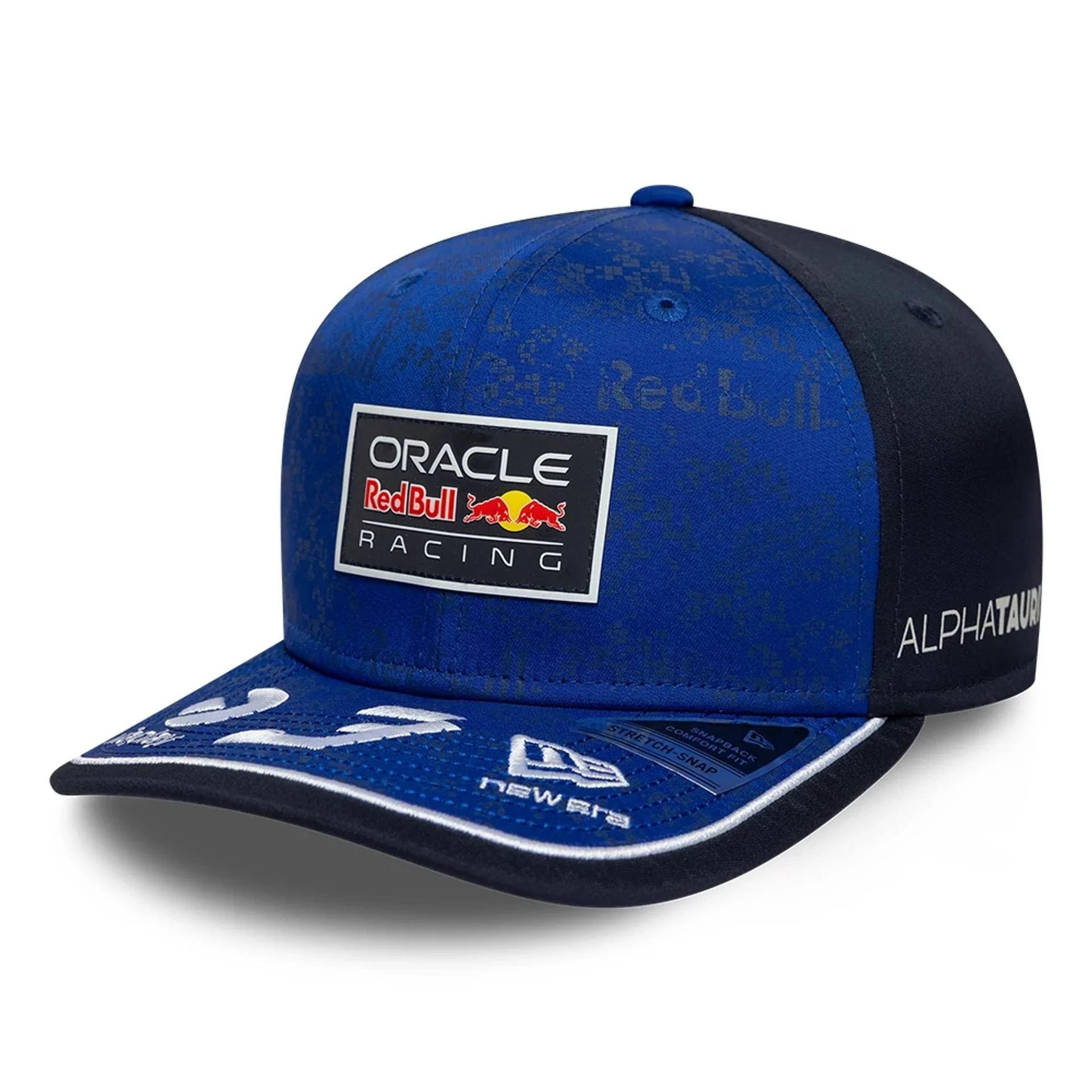 Red Bull Racing Max Verstappen Dark Blue 9SEVENTY Stretch Snap Adjustable Cap - Image 3