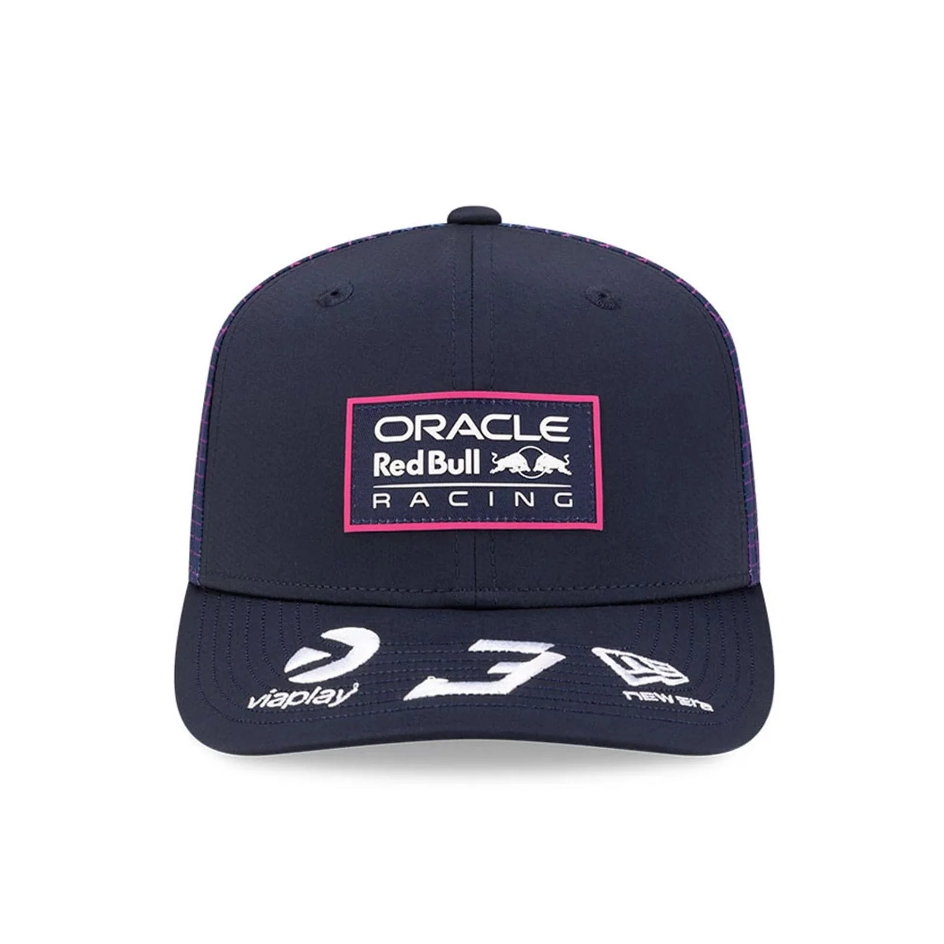 Red Bull Racing Miami Race Special Max Verstappen Navy 9SEVENTY Stretch Snap Adjustable Cap - Image 2