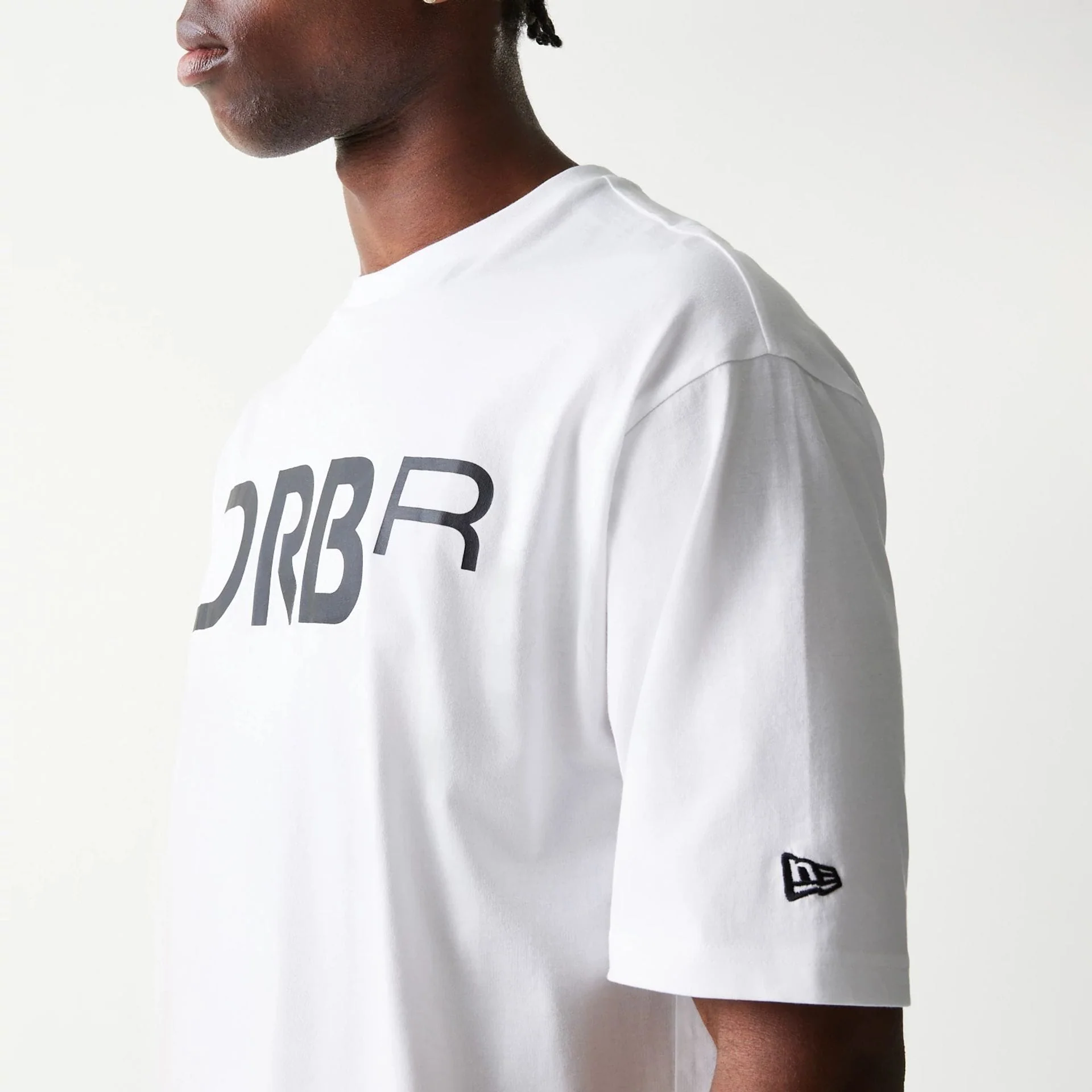 Red Bull Racing Profile White Oversized T-Shirt - Image 6