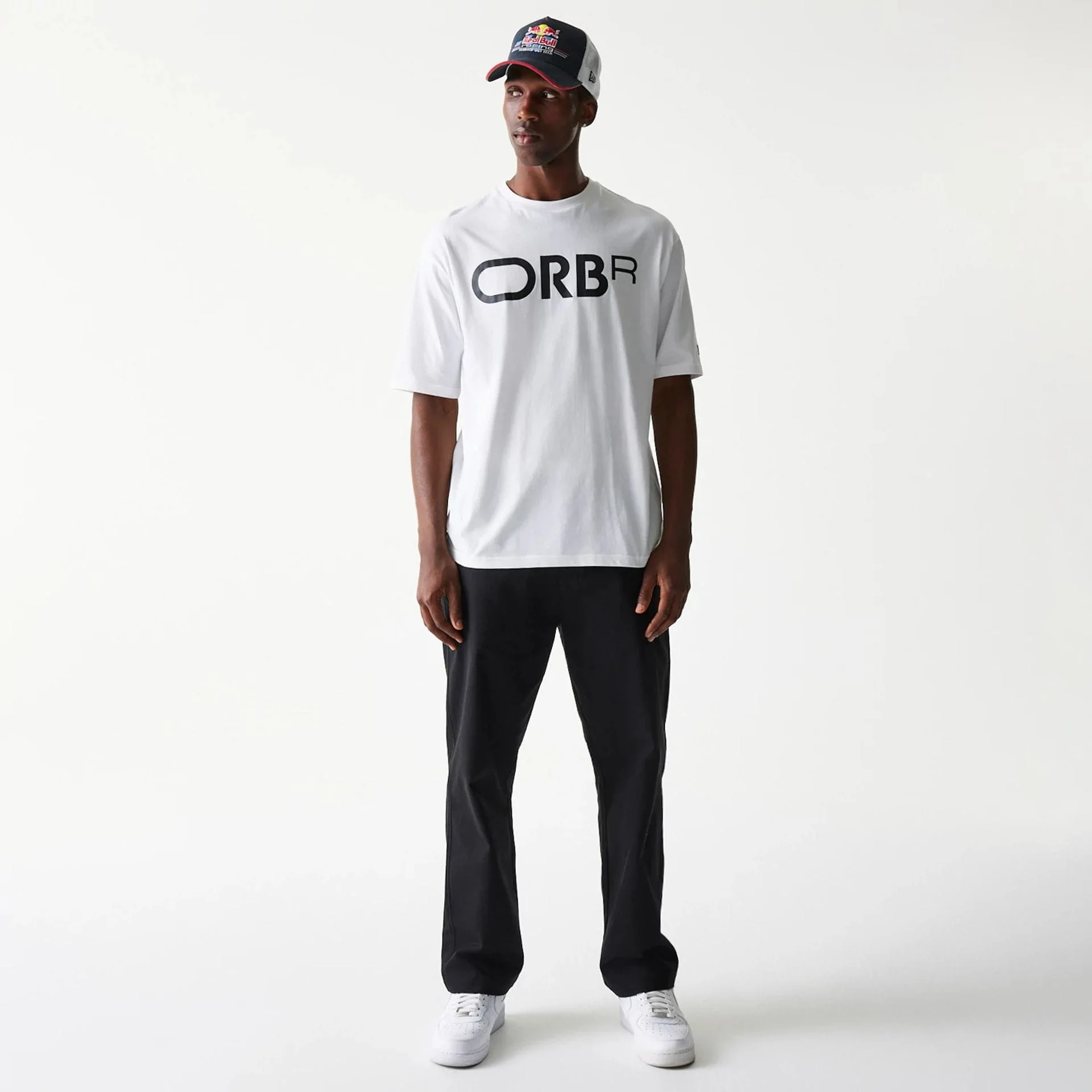 Red Bull Racing Profile White Oversized T-Shirt - Image 8