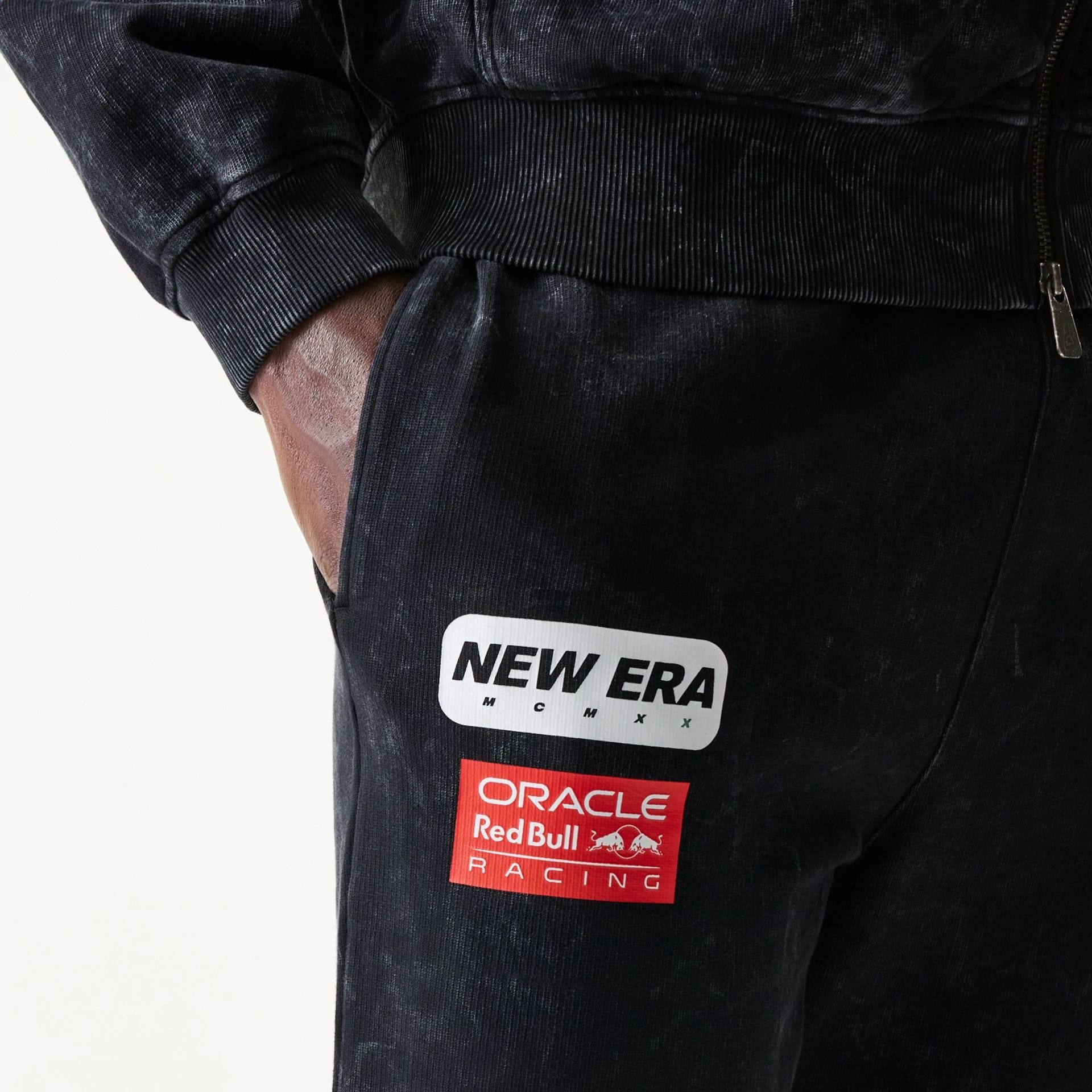 Red Bull Racing Straight Leg Black Straight Leg Joggers - Image 3