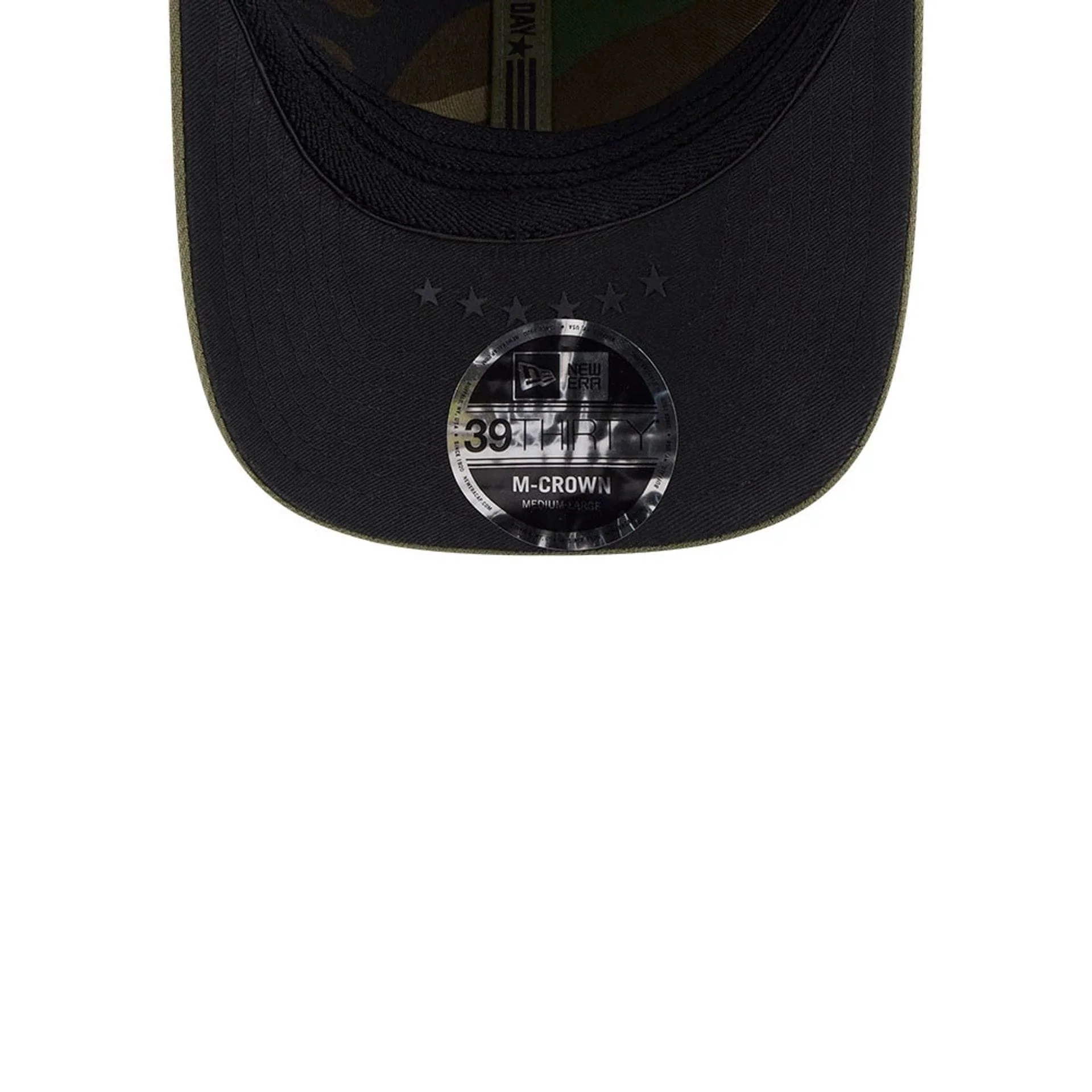 Red Sox MLB Armed Forces Day 2026 Green 39THIRTY M-Crown Stretch Fit Cap - Image 7
