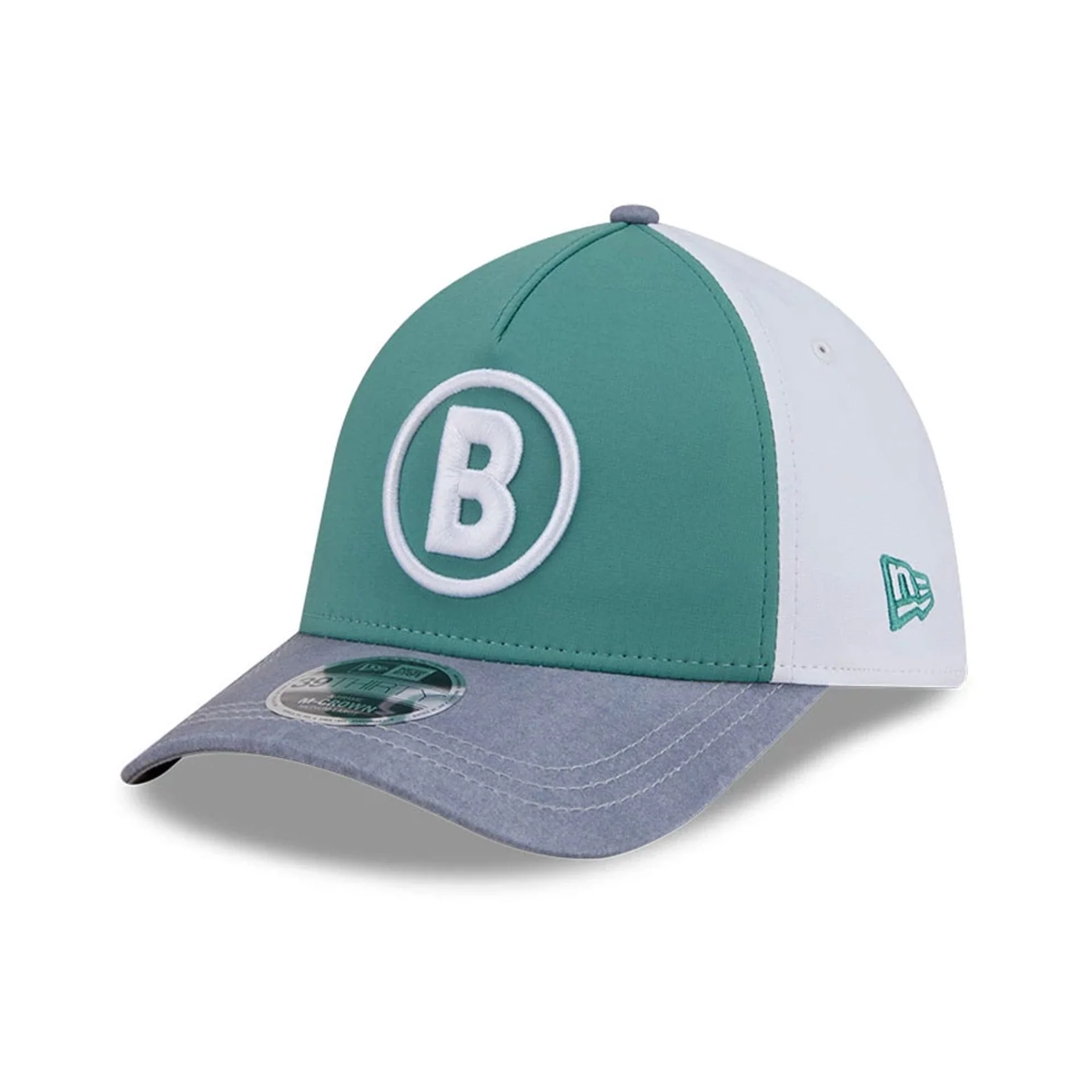 Red Sox MLB City Connect Dark Green 39THIRTY M-Crown A-Frame Stretch Fit Cap - Image 4