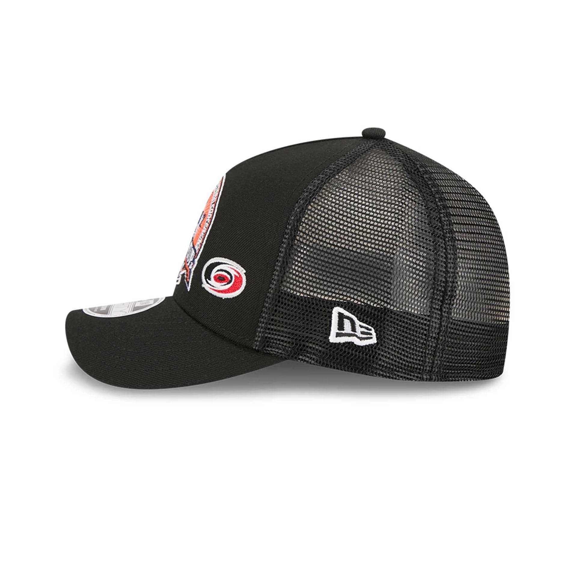 Red Wings NHL Stanley Cup Black 9FORTY M-Crown A-Frame Trucker Adjustable Cap - Image 5