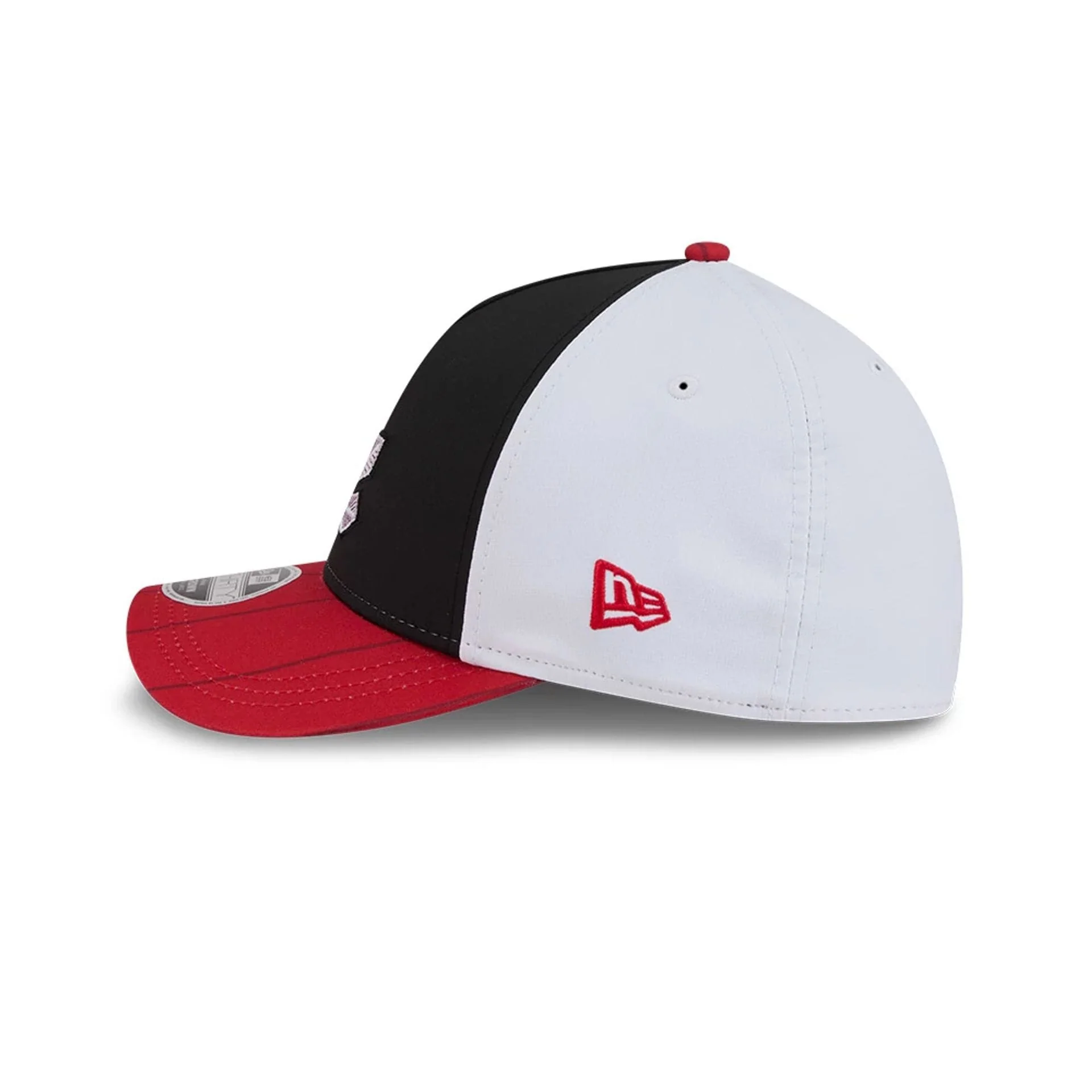 Reds MLB City Connect Black 39THIRTY M-Crown A-Frame Stretch Fit Cap - Image 6
