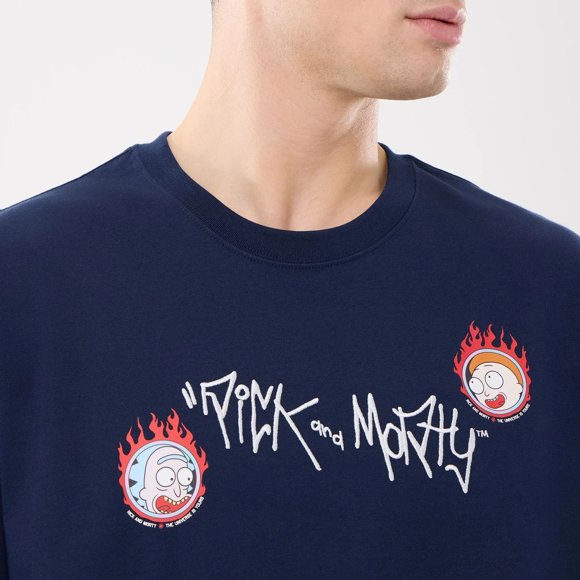Rick And Morty Blue T-Shirt - Image 3