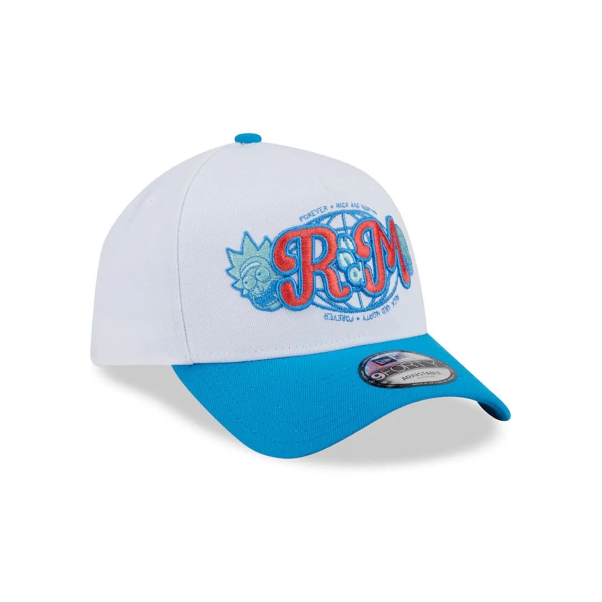 Rick And Morty White 9FORTY A-Frame Adjustable Cap - Image 3