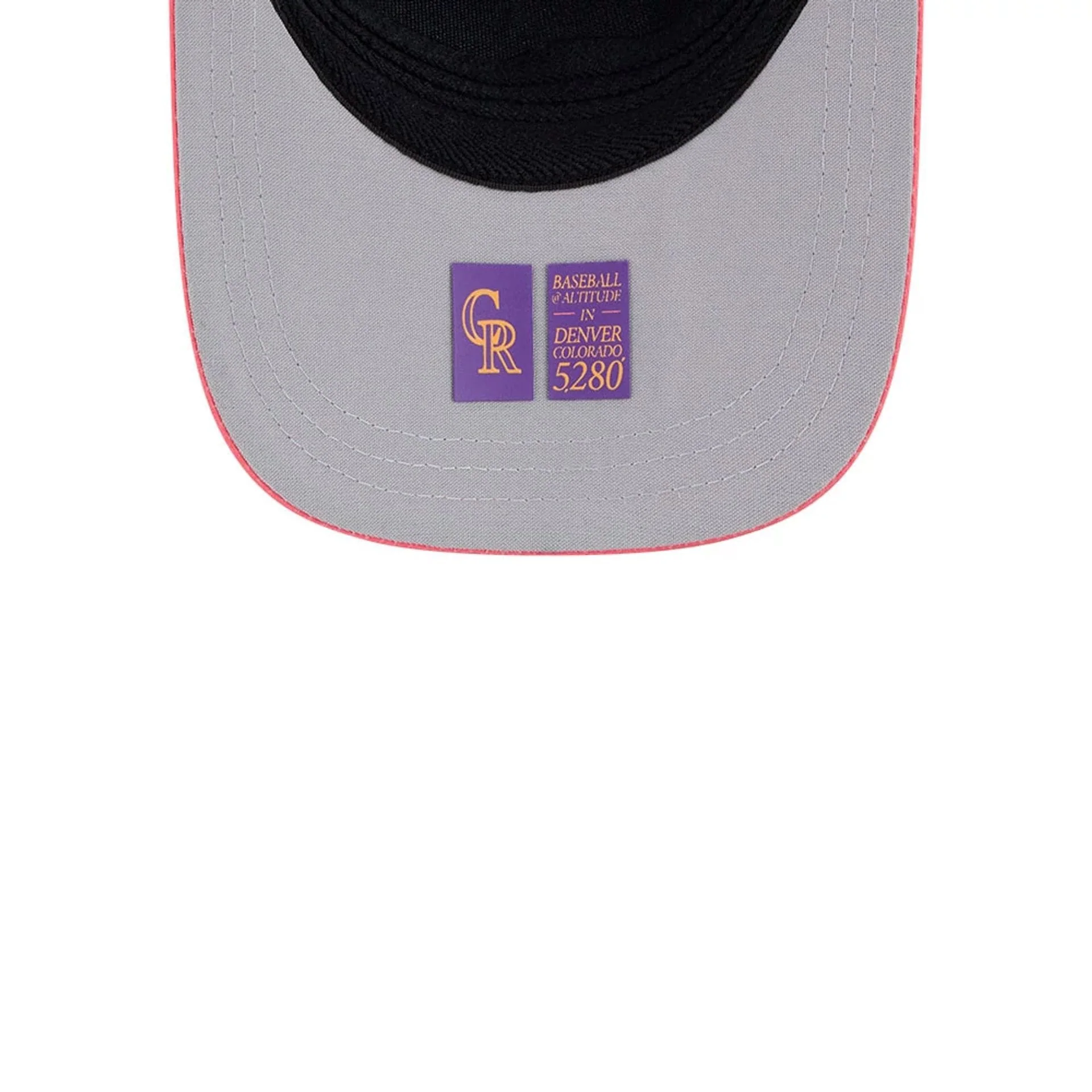 Rockies MLB City Connect Purple 39THIRTY M-Crown A-Frame Stretch Fit Cap - Image 2