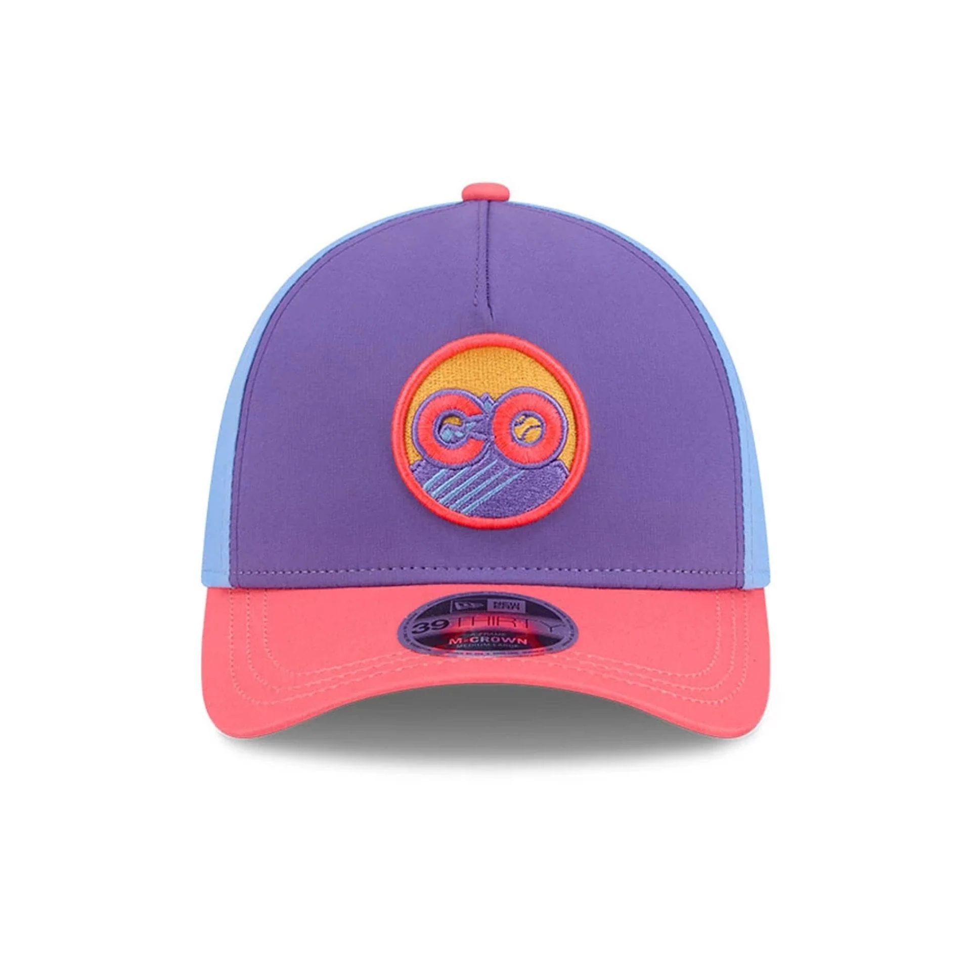 Rockies MLB City Connect Purple 39THIRTY M-Crown A-Frame Stretch Fit Cap - Image 3
