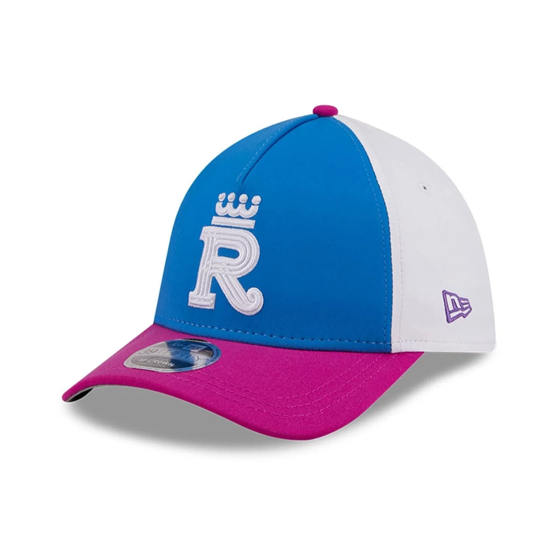 Royals MLB City Connect Blue 39THIRTY M-Crown A-Frame Stretch Fit Cap - Image 4