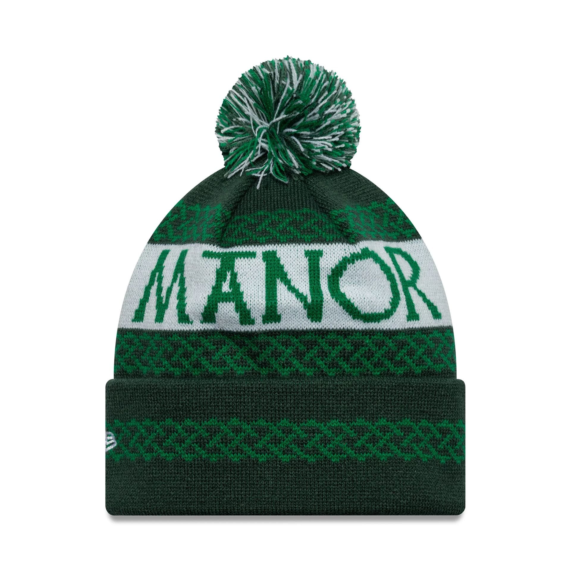 Ryder Cup Europe 2027 Adare Manor Green Bobble Knit Beanie Cap - Image 2