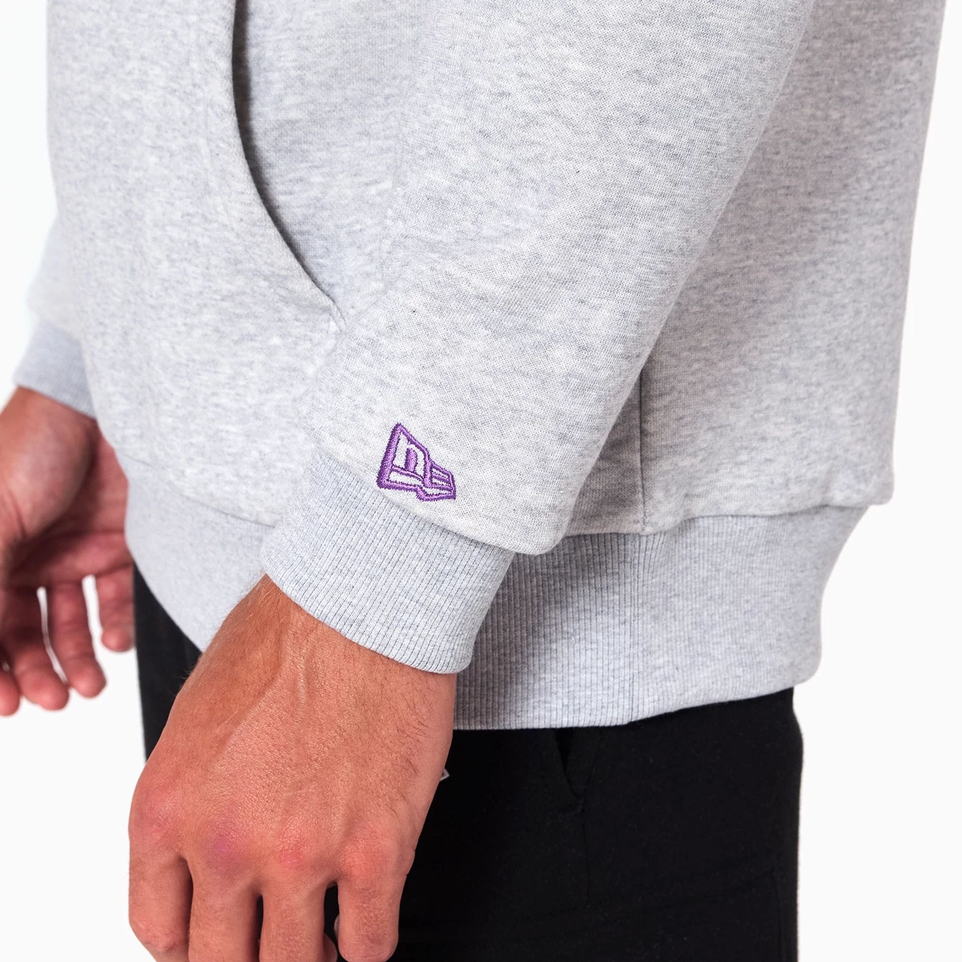 Sacramento Kings NBA Grey Pullover Hoodie - Image 4