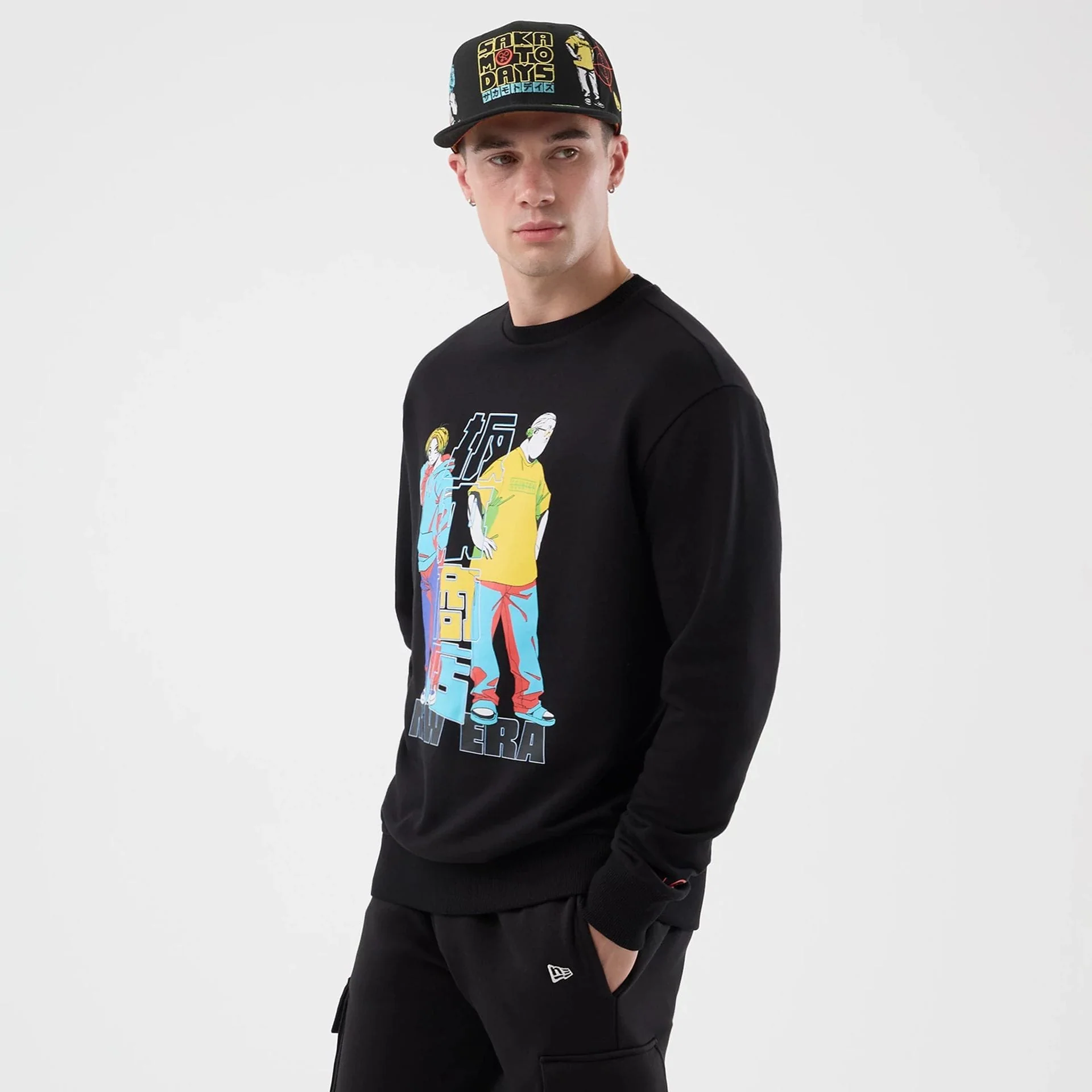 Sakamoto Days Netflix Black Crew Neck Sweater - Image 4