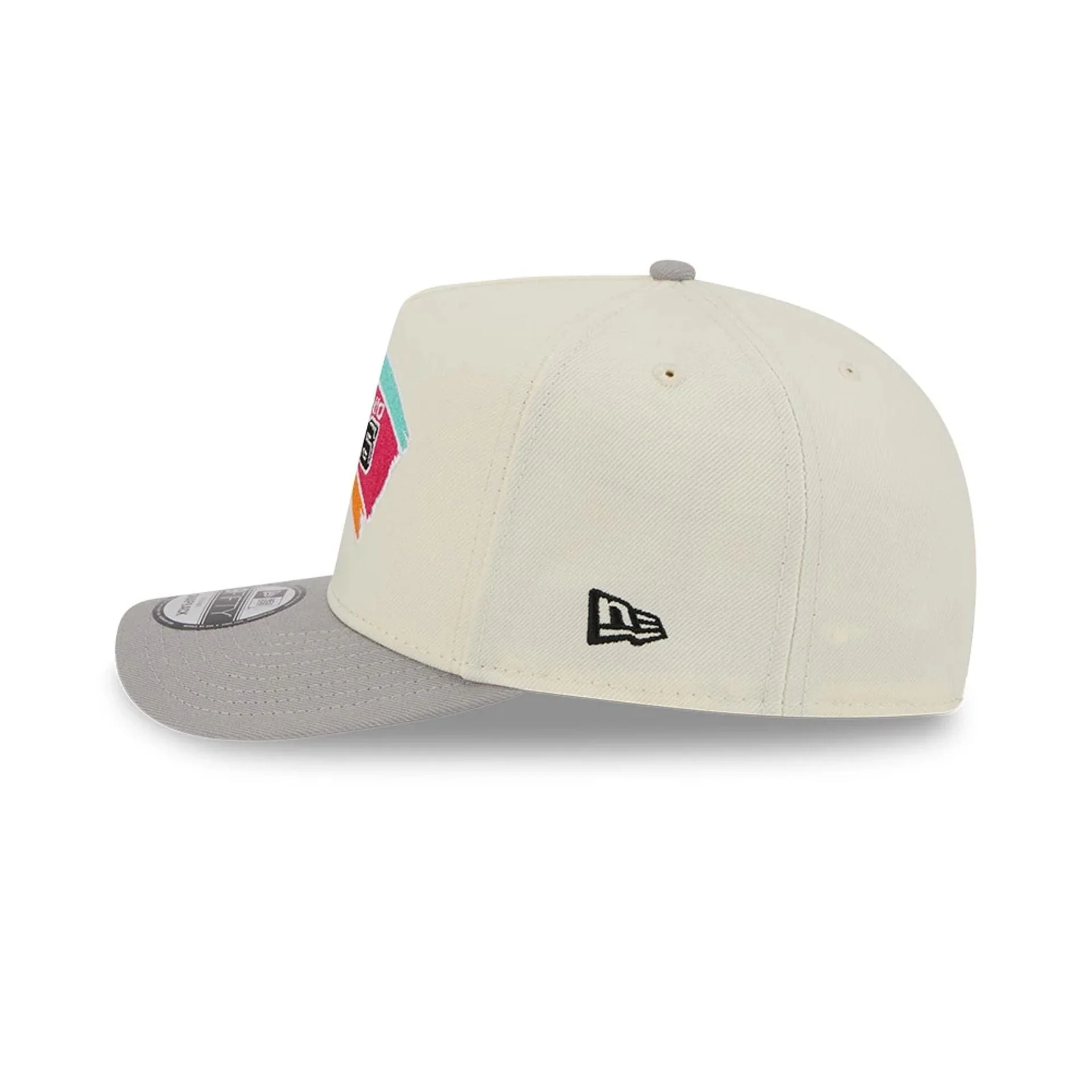 San Antonio Spurs NBA Grey 9FIFTY A-Frame Snapback Adjustable Cap - Image 6