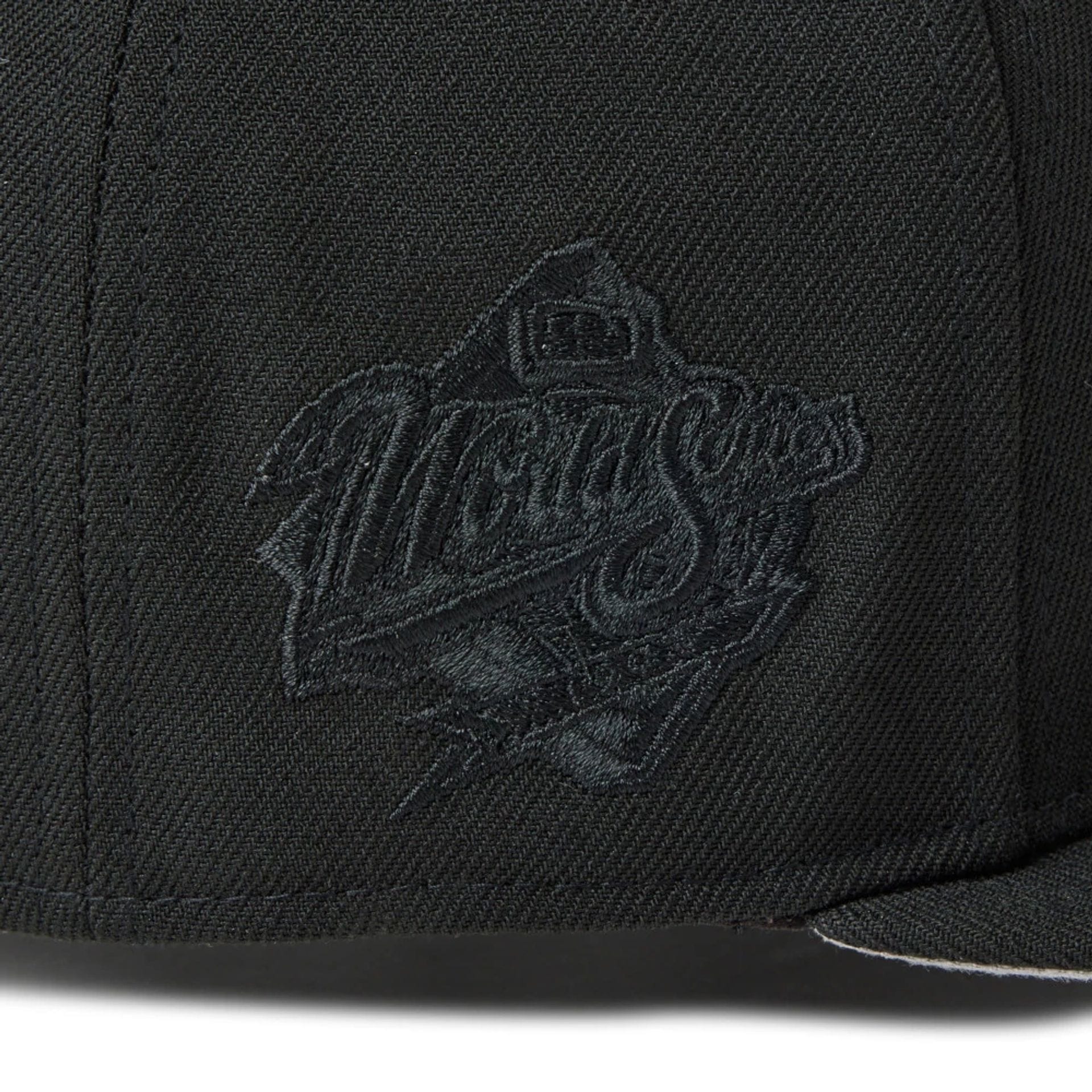 San Diego Padres MLB Black 59FIFTY Fitted Cap - Image 4