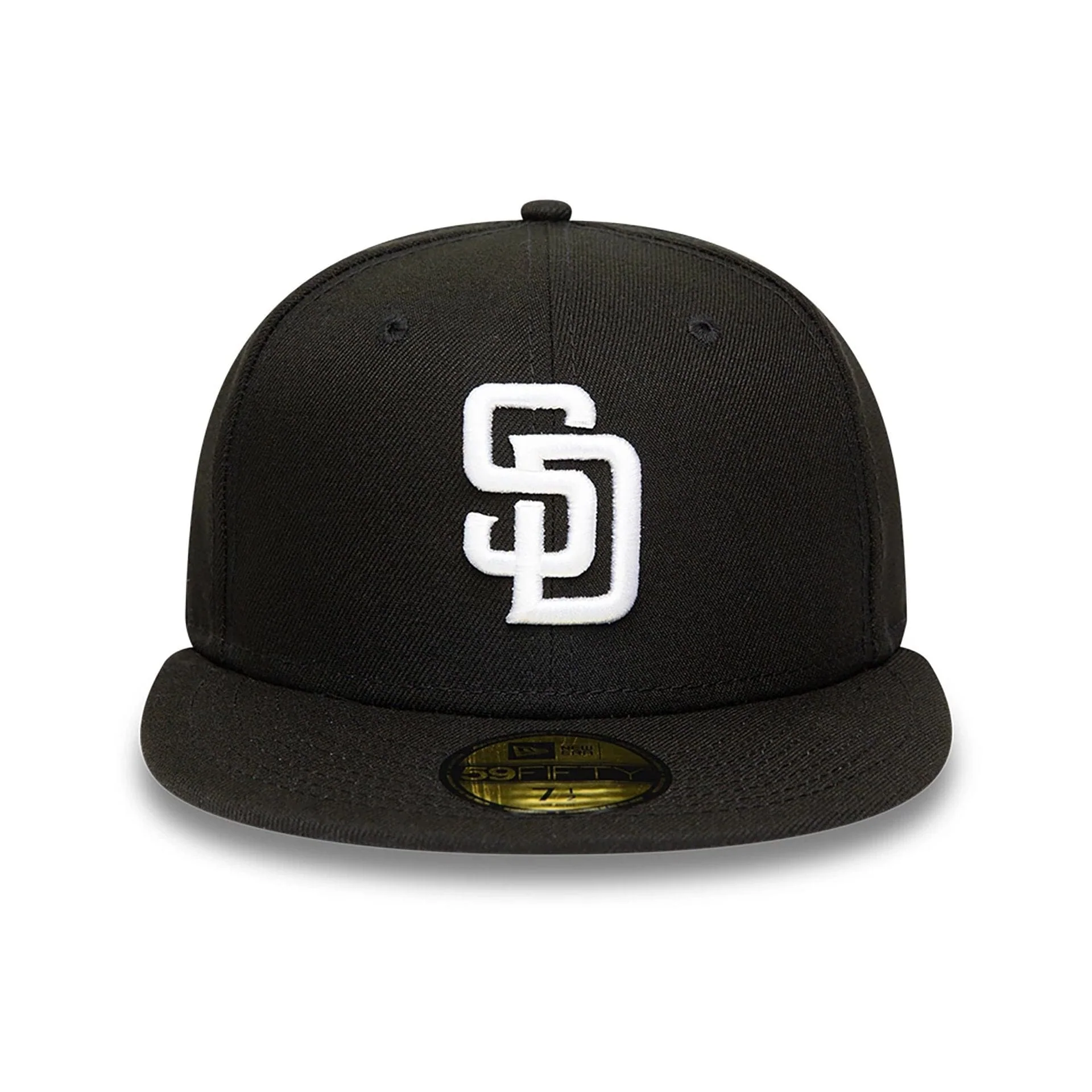 San Diego Padres MLB Black and White 59FIFTY Fitted Cap - Image 6