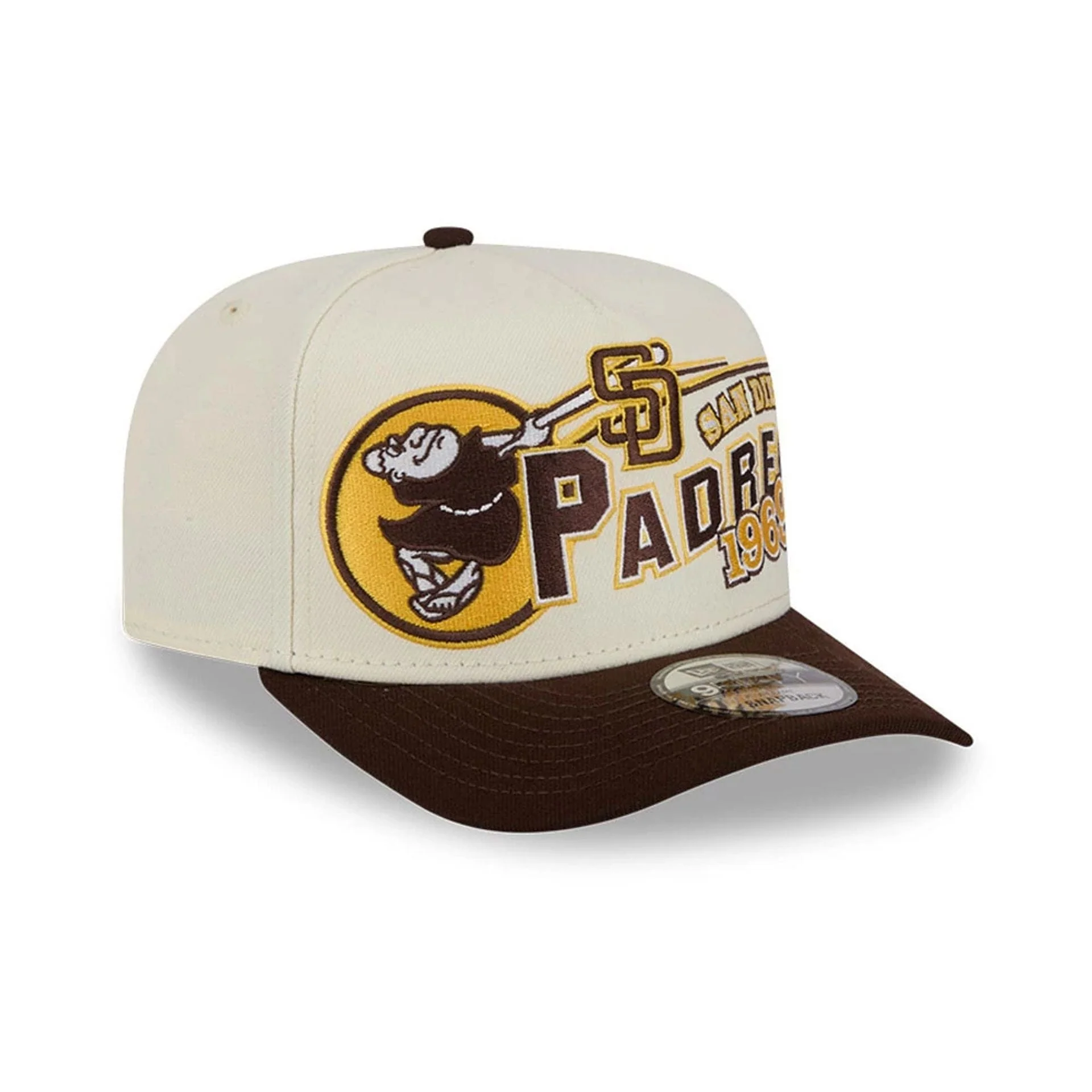 San Diego Padres MLB Classic White 9FIFTY A-Frame Snapback Adjustable Cap - Image 4