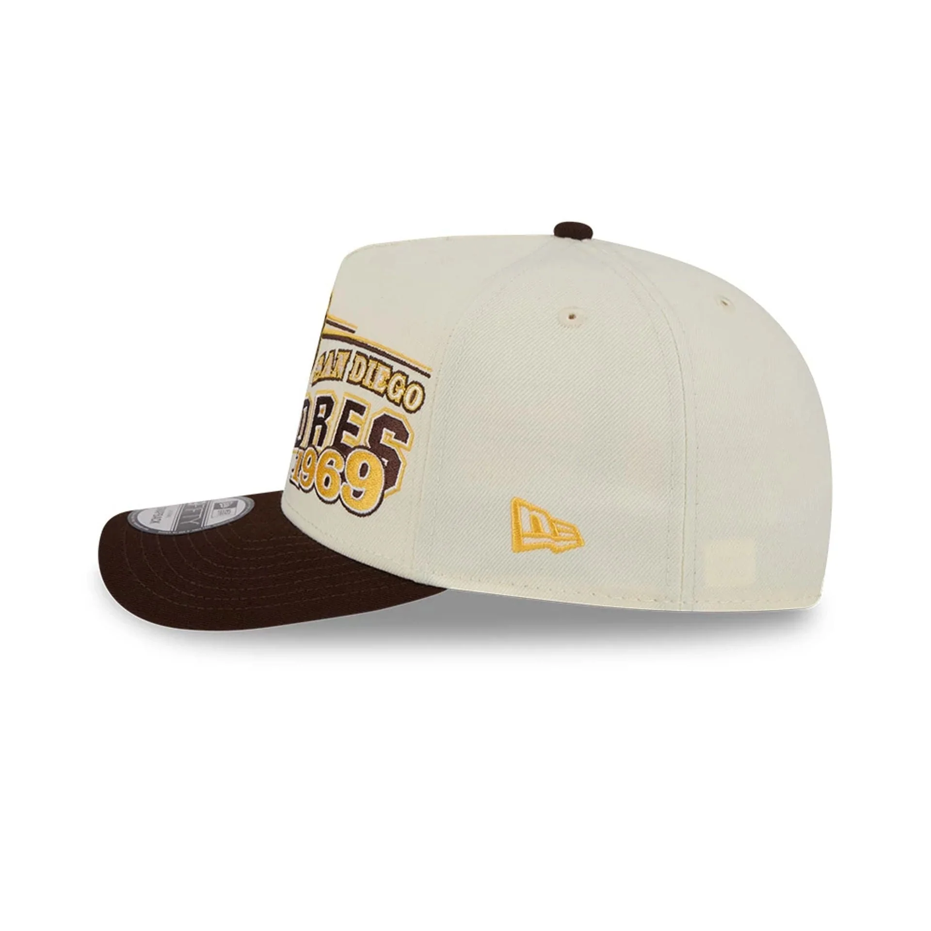 San Diego Padres MLB Classic White 9FIFTY A-Frame Snapback Adjustable Cap - Image 5