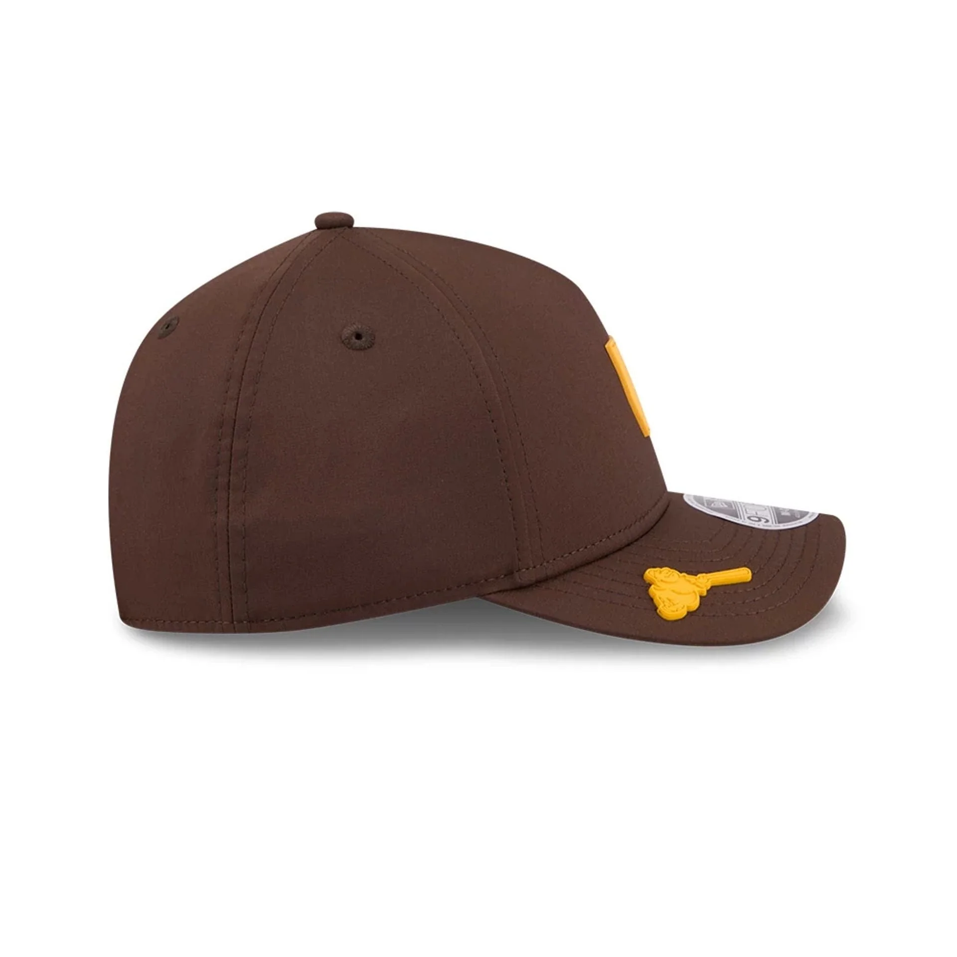 San Diego Padres MLB Clubhouse Dark Brown 9FORTY M-Crown A-Frame Adjustable Cap - Image 5