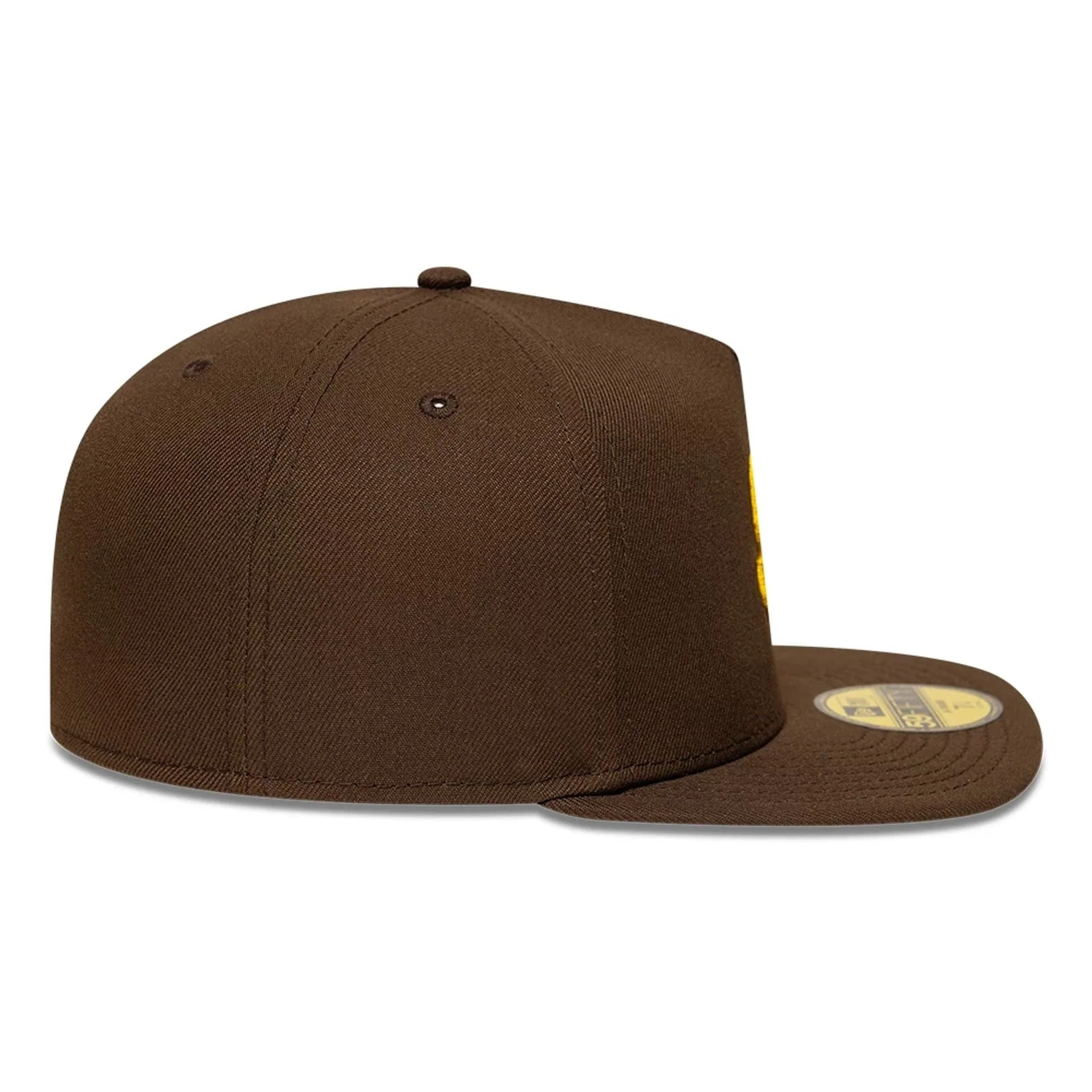 San Diego Padres MLB Dark Brown 59FIFTY A-Frame Fitted Cap - Image 7