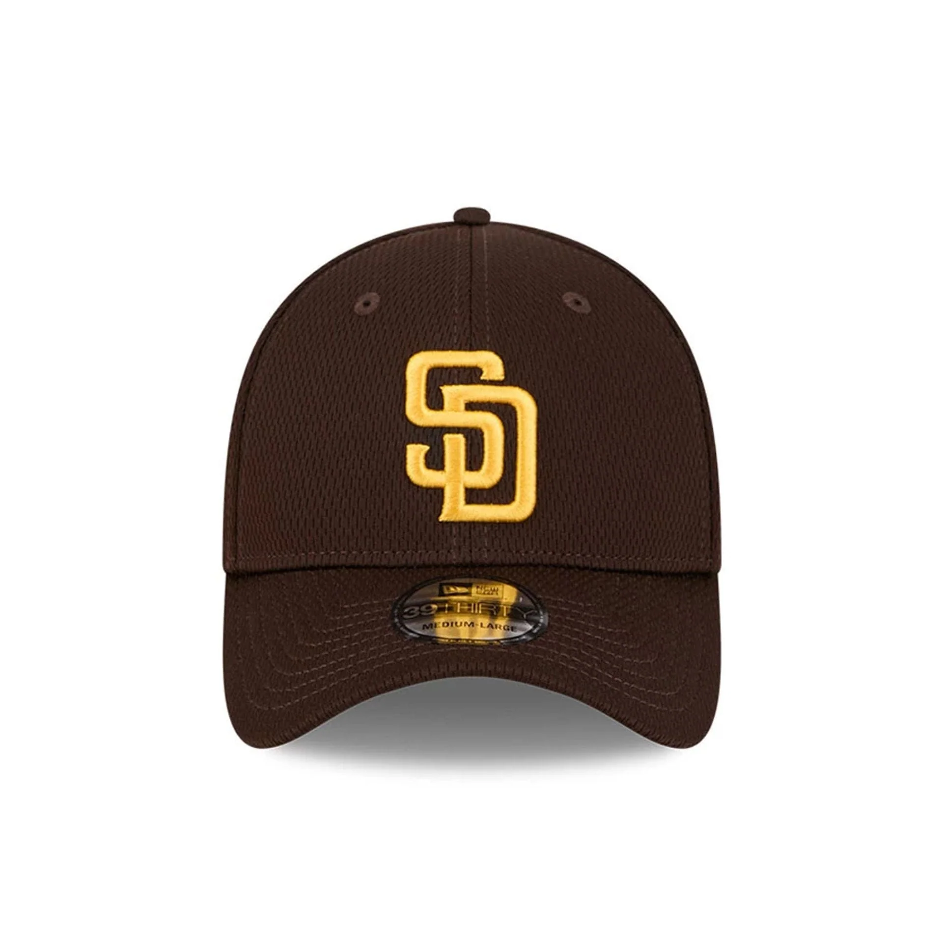 San Diego Padres MLB Evergreen Dark Brown 39THIRTY Stretch Fit Cap - Image 2