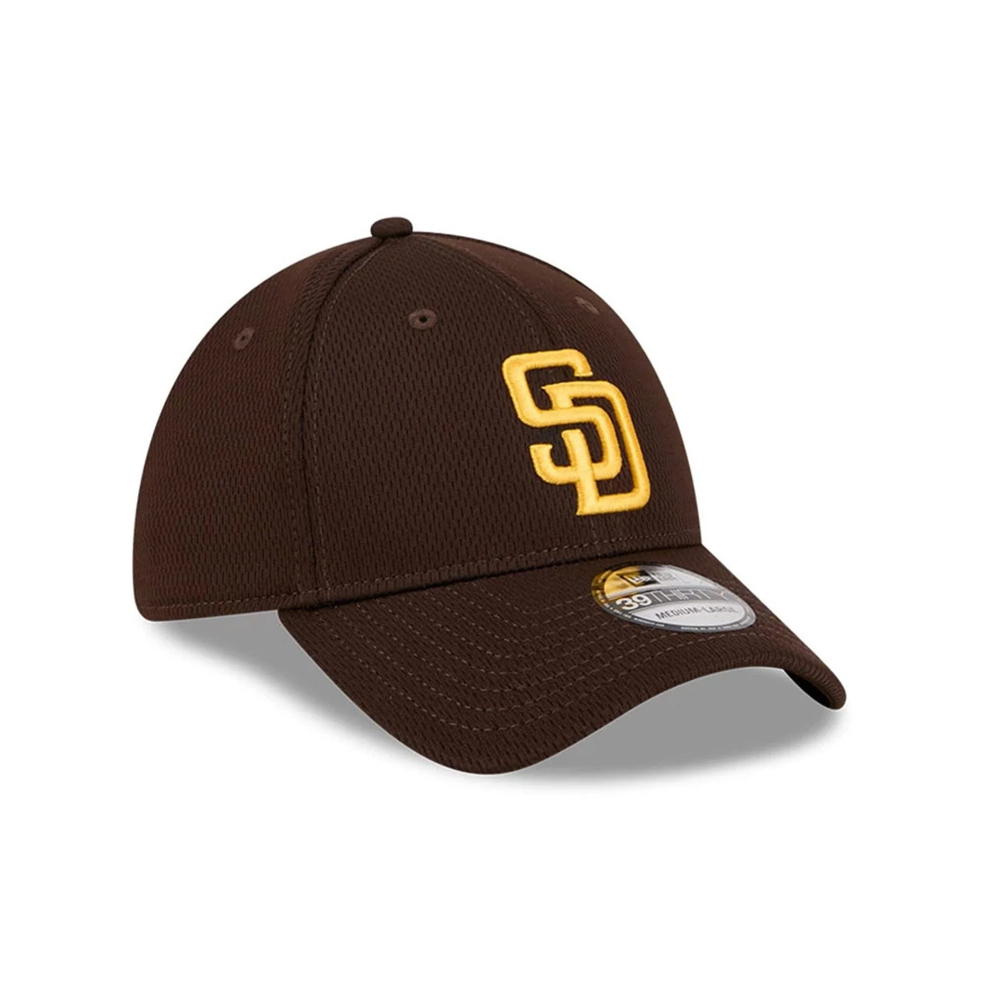 San Diego Padres MLB Evergreen Dark Brown 39THIRTY Stretch Fit Cap - Image 3
