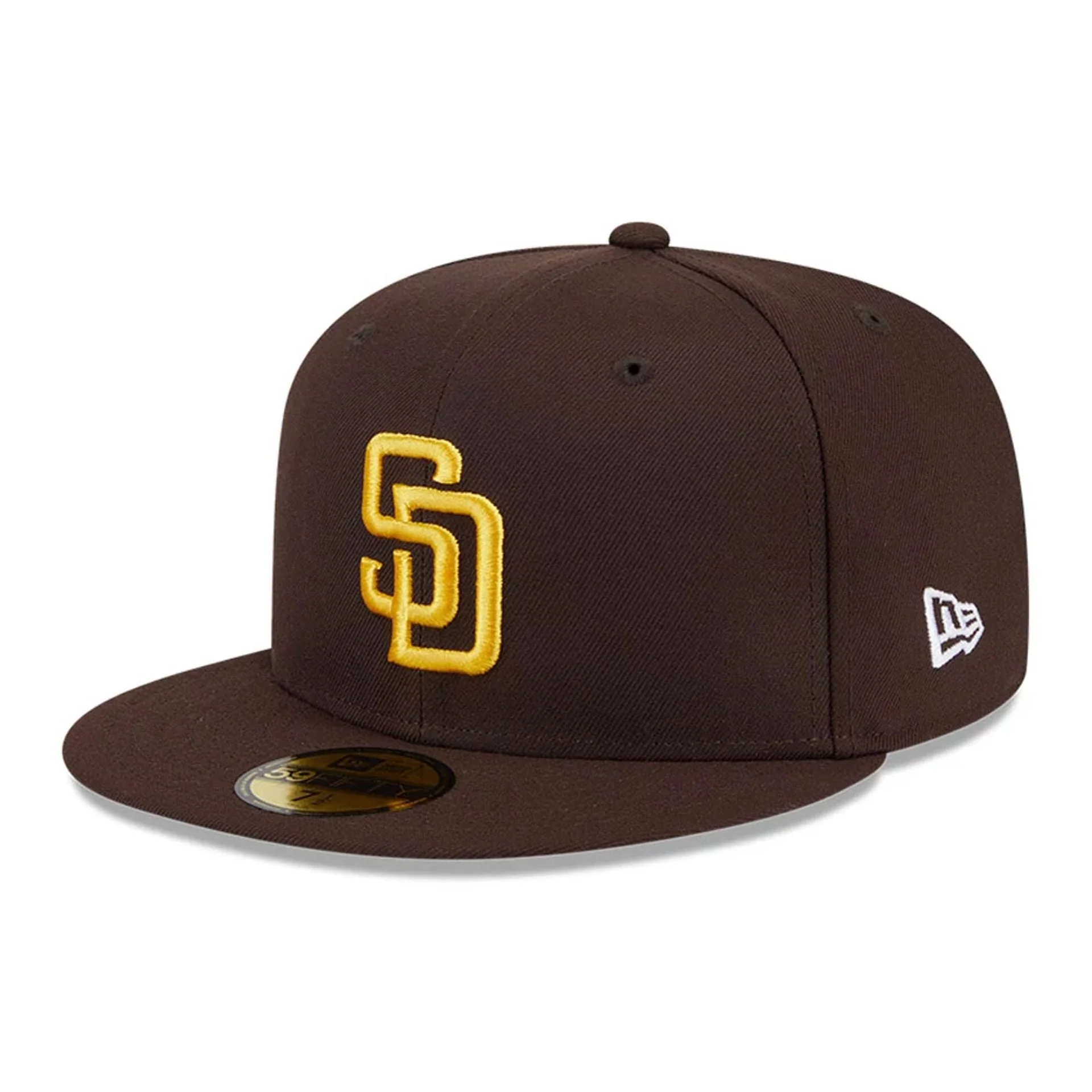 San Diego Padres MLB Floral Undervisor Dark Brown 59FIFTY Fitted Cap - Image 4
