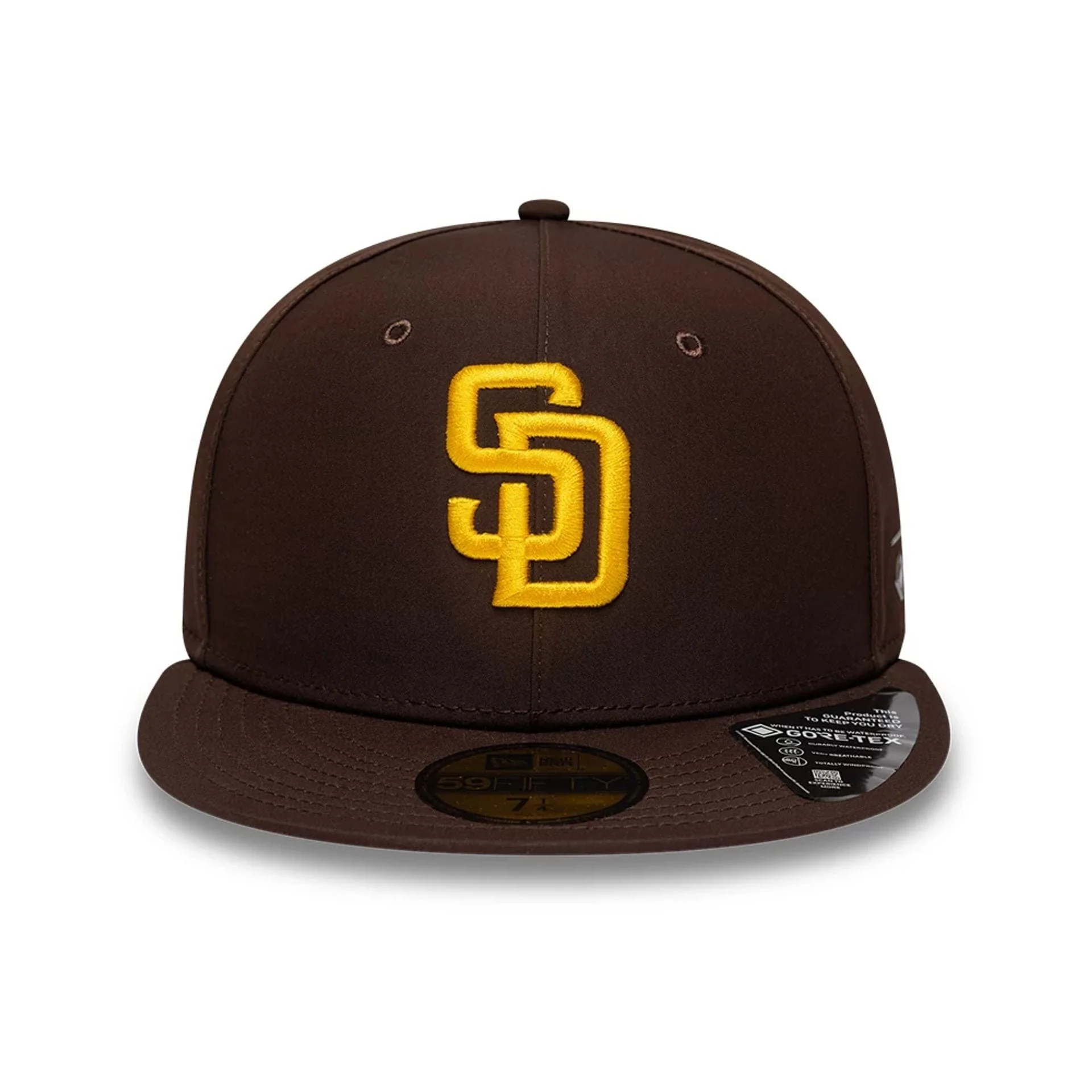 San Diego Padres MLB Gore-Tex Dark Brown 59FIFTY Fitted Cap - Image 3