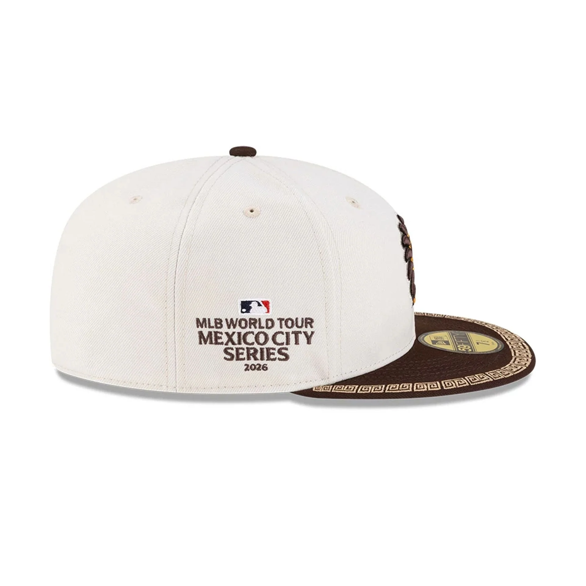 San Diego Padres MLB Mexico City Series 2026 Light Beige 59FIFTY Fitted Cap - Image 6
