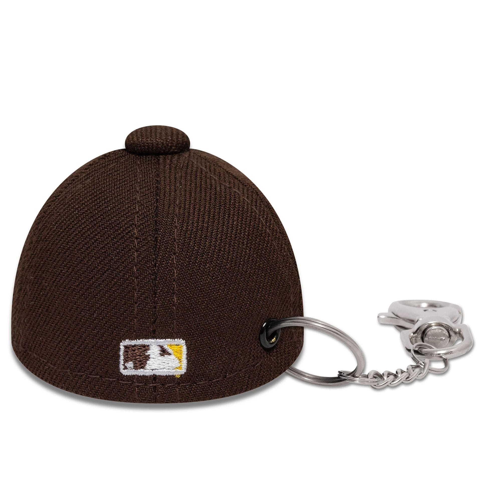 San Diego Padres MLB Mini Cap Dark Brown Key Chain - Image 4