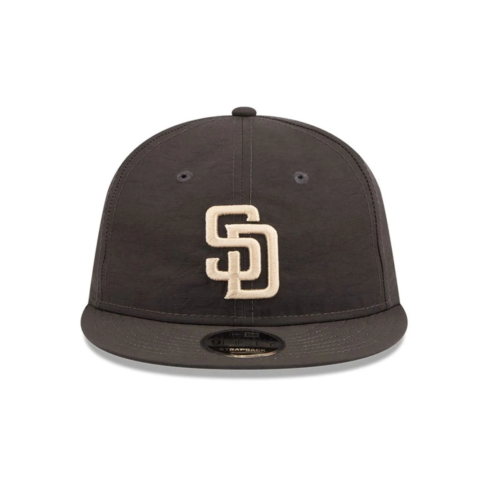 San Diego Padres MLB Nylon Black Retro Crown 9FIFTY Adjustable Cap - Image 3