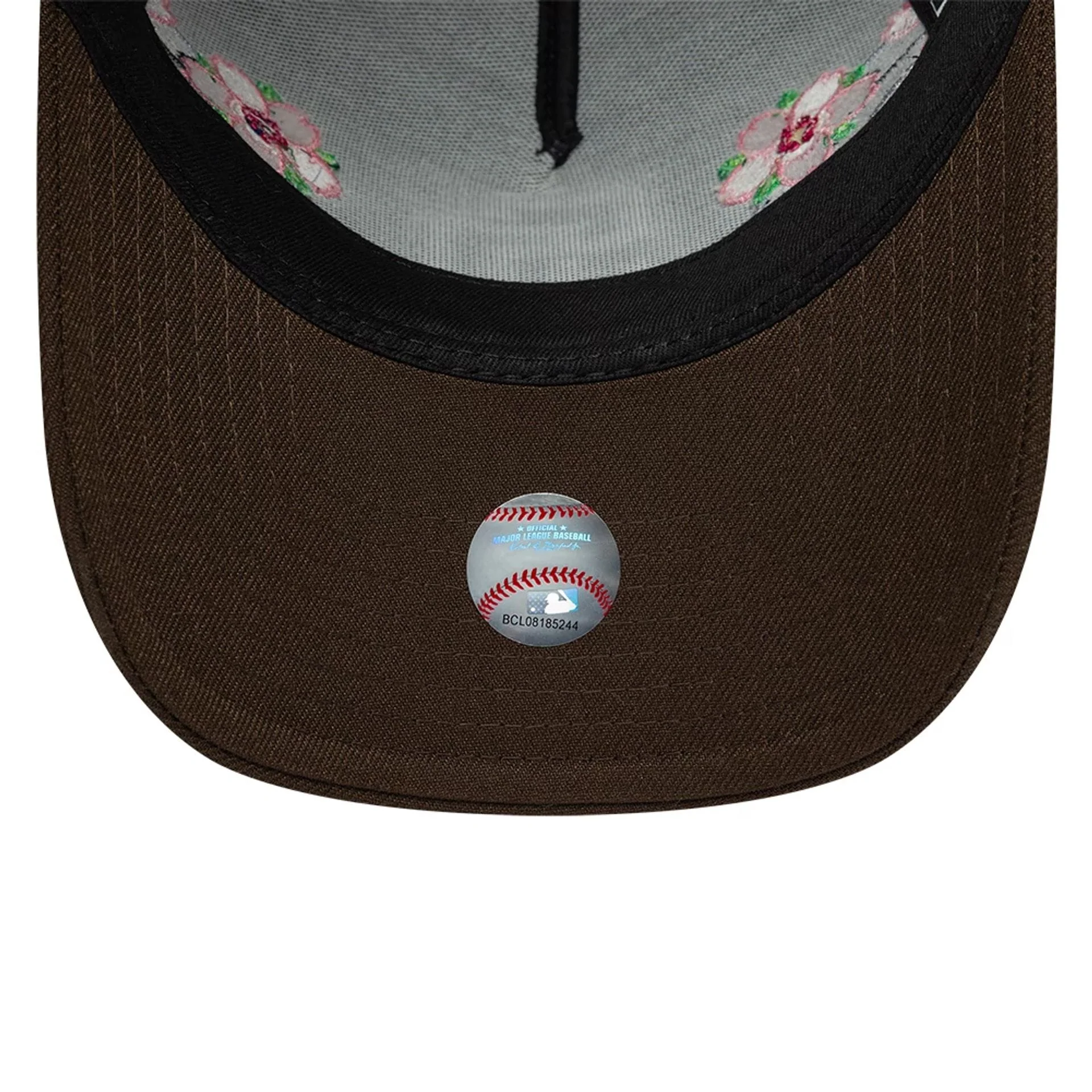 San Diego Padres MLB Sakura Dark Brown 9FORTY A-Frame Adjustable Cap - Image 7