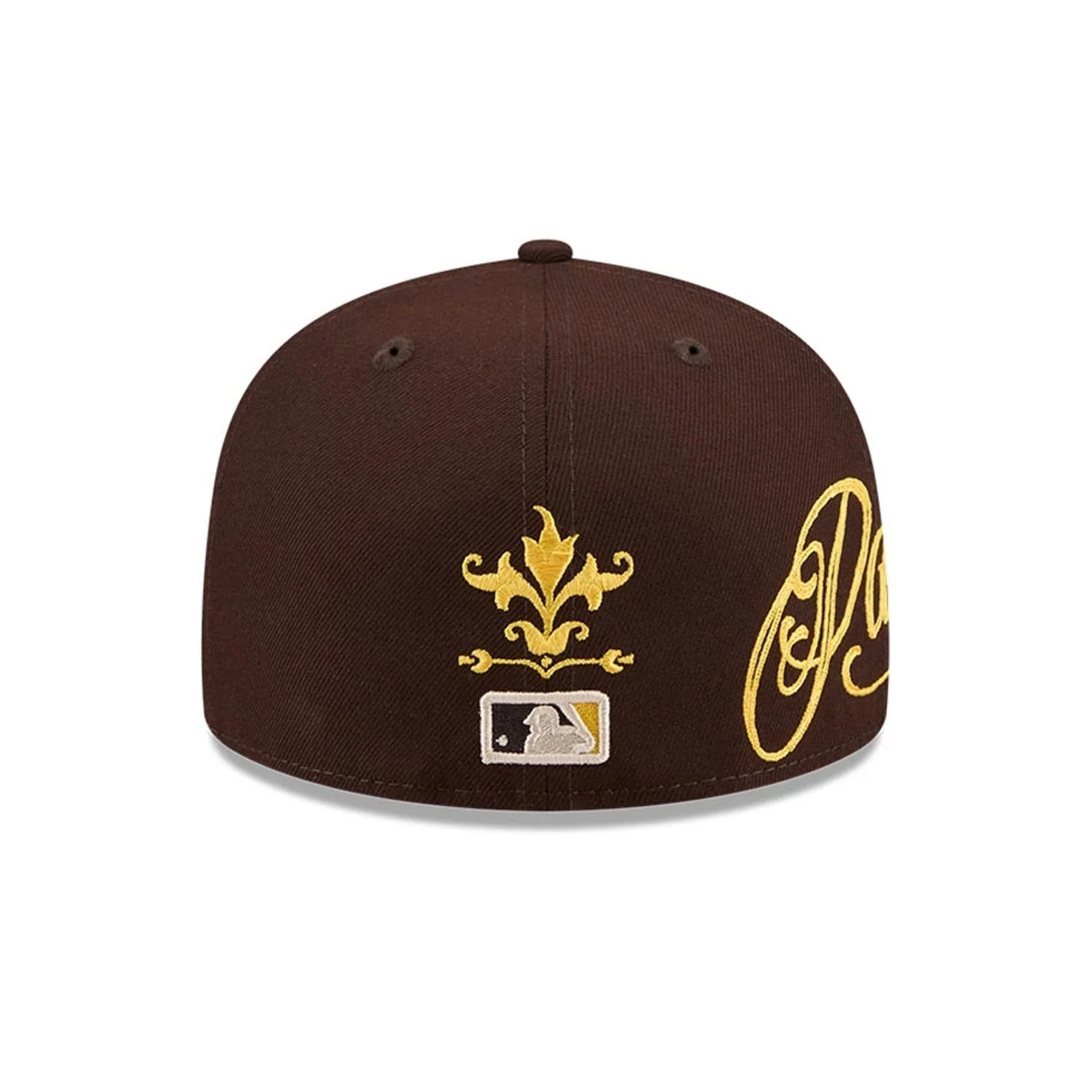 San Diego Padres MLB Script Dark Brown 59FIFTY Fitted Cap - Image 3