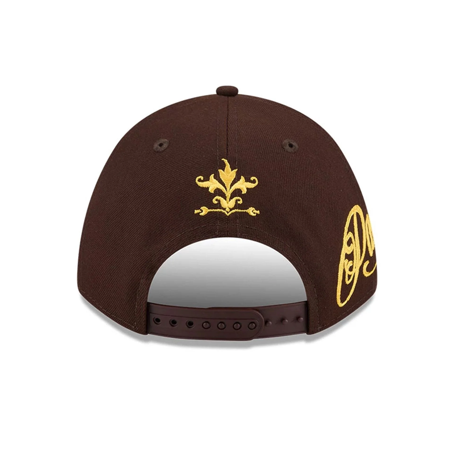 San Diego Padres MLB Script Dark Brown 9FORTY M-Crown A-Frame Adjustable Cap - Image 3