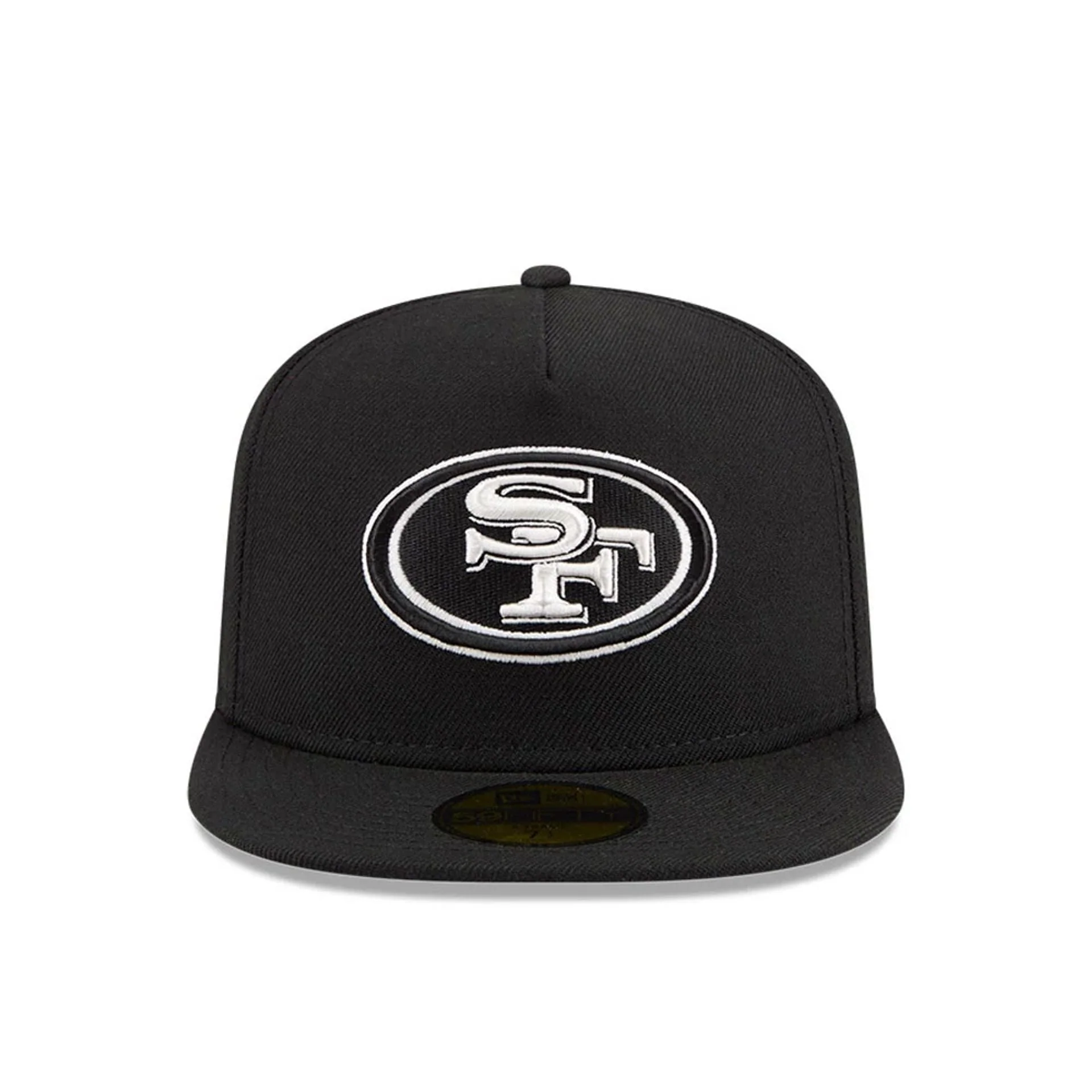 San Francisco 49ers NFL Chiseled Embroidery Black 59FIFTY A-Frame Fitted Cap - Image 4