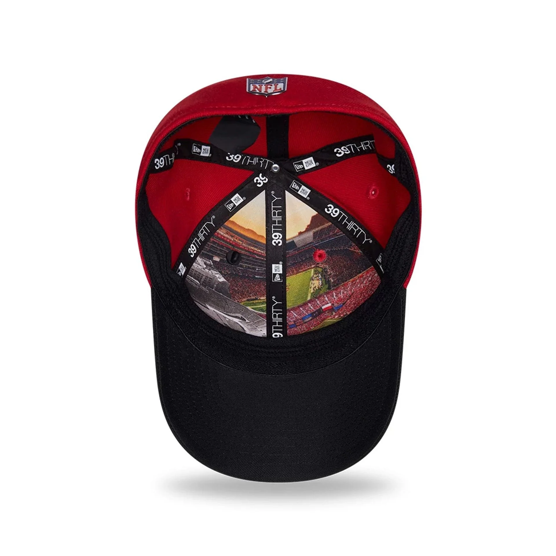 San Francisco 49ers NFL Draft 2026 Red 39THIRTY M-Crown Stretch Fit Cap - Image 2