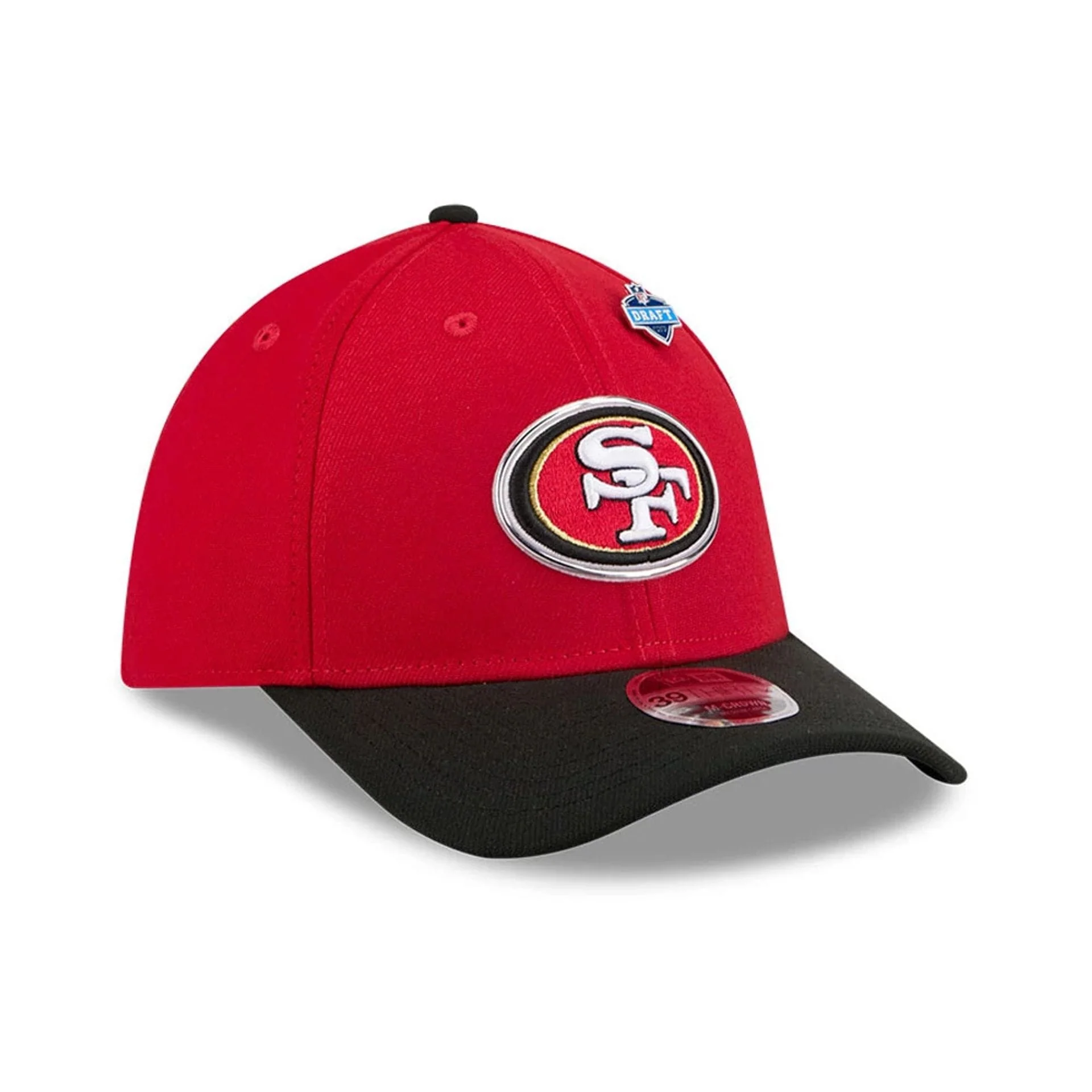 San Francisco 49ers NFL Draft 2026 Red 39THIRTY M-Crown Stretch Fit Cap - Image 4