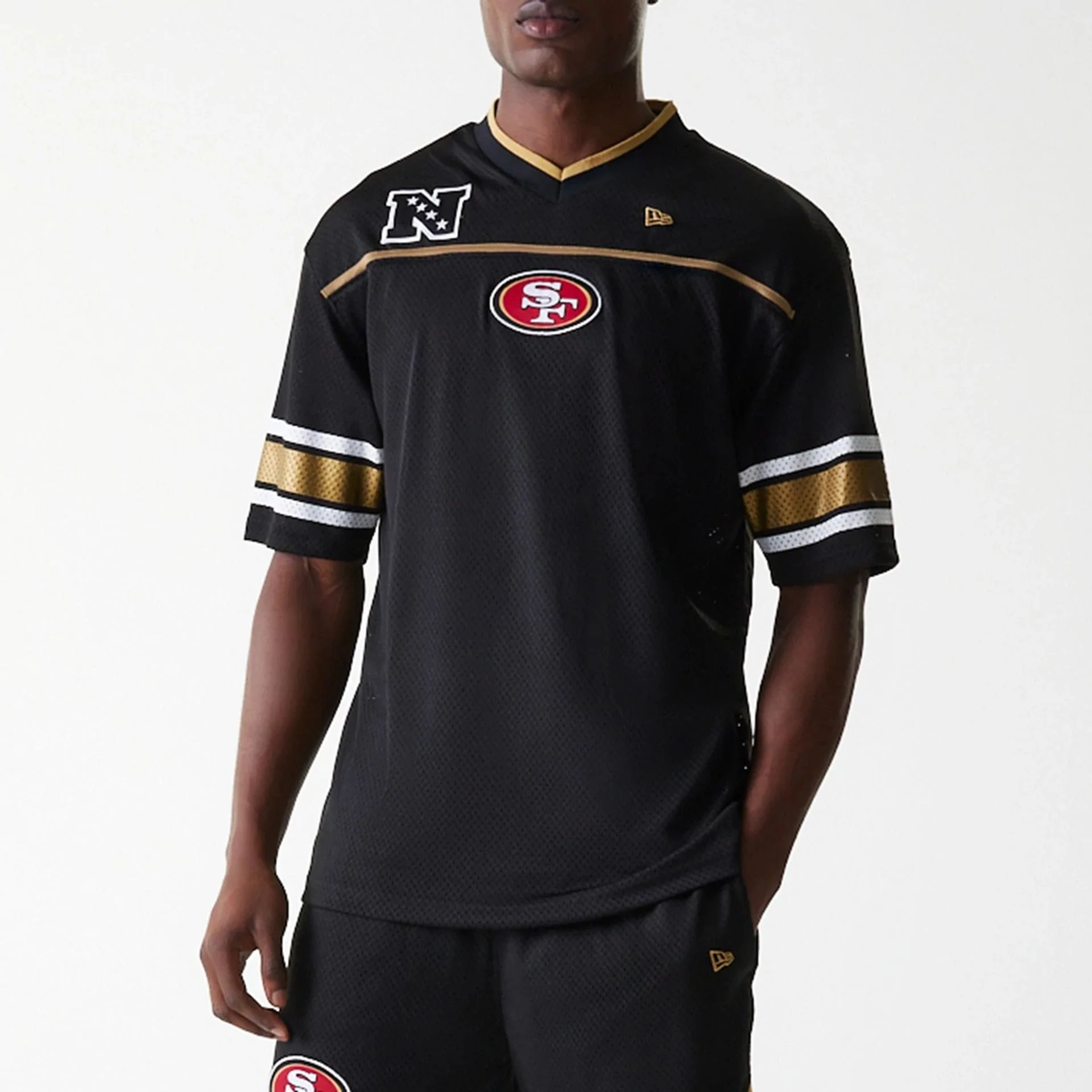 San Francisco 49ers NFL Mesh Black Jersey - Image 3