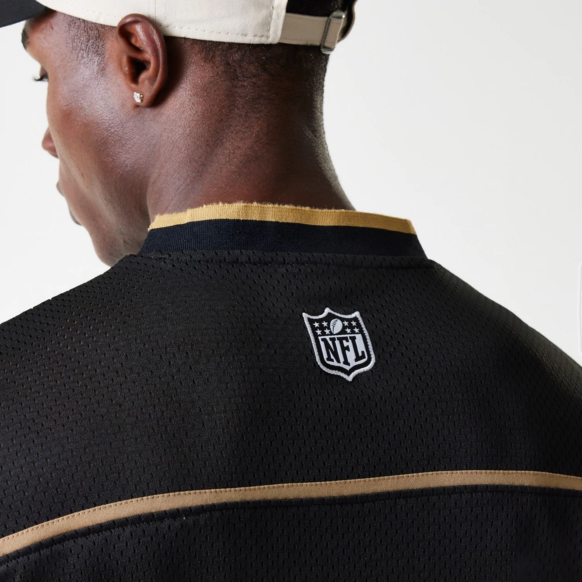 San Francisco 49ers NFL Mesh Black Jersey - Image 4