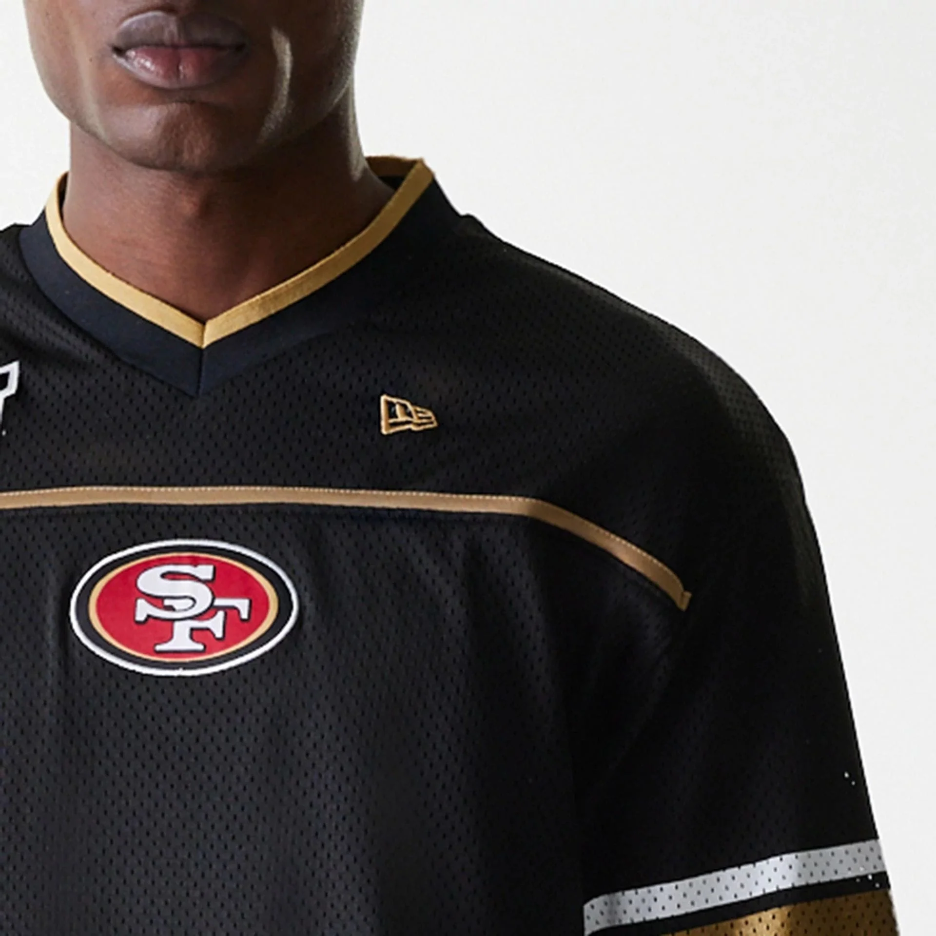 San Francisco 49ers NFL Mesh Black Jersey - Image 5