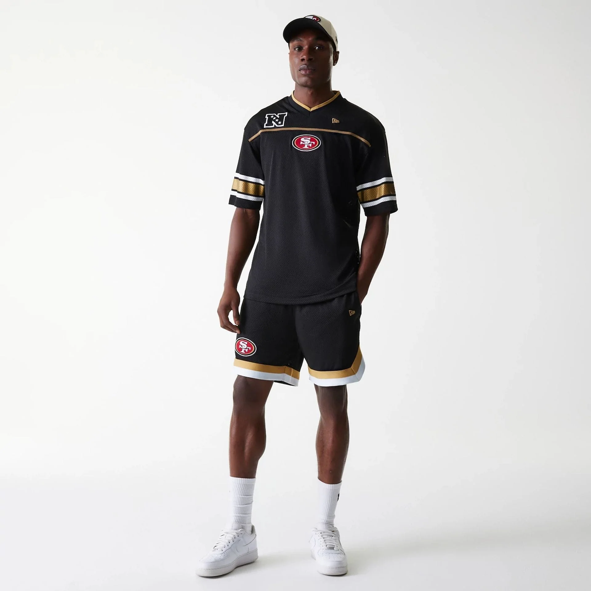 San Francisco 49ers NFL Mesh Black Jersey - Image 8