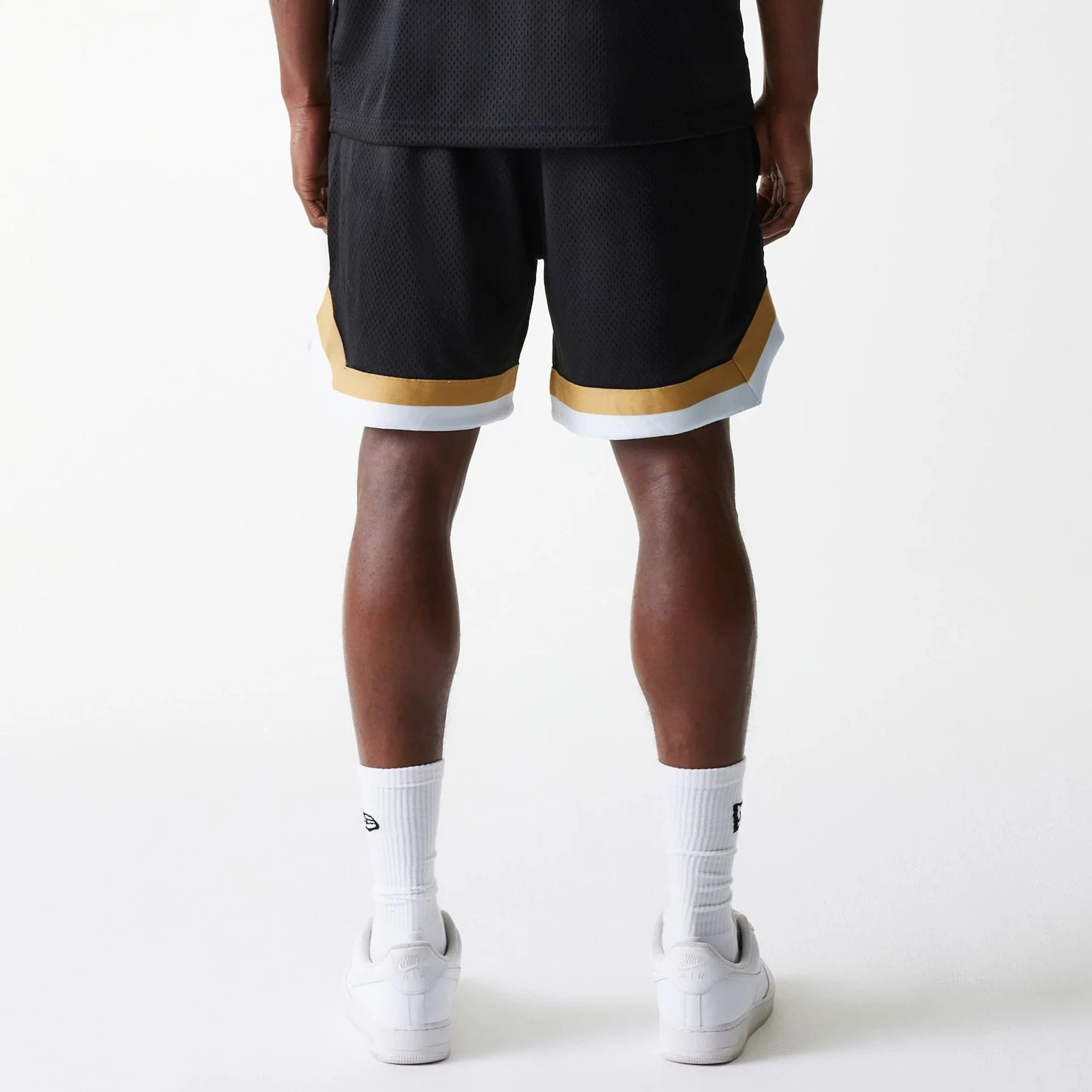 San Francisco 49ers NFL Mesh Black Shorts - Image 2