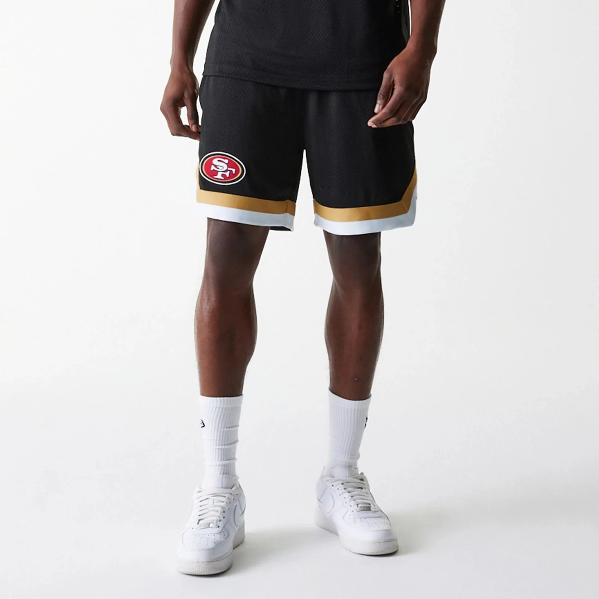 San Francisco 49ers NFL Mesh Black Shorts - Image 7