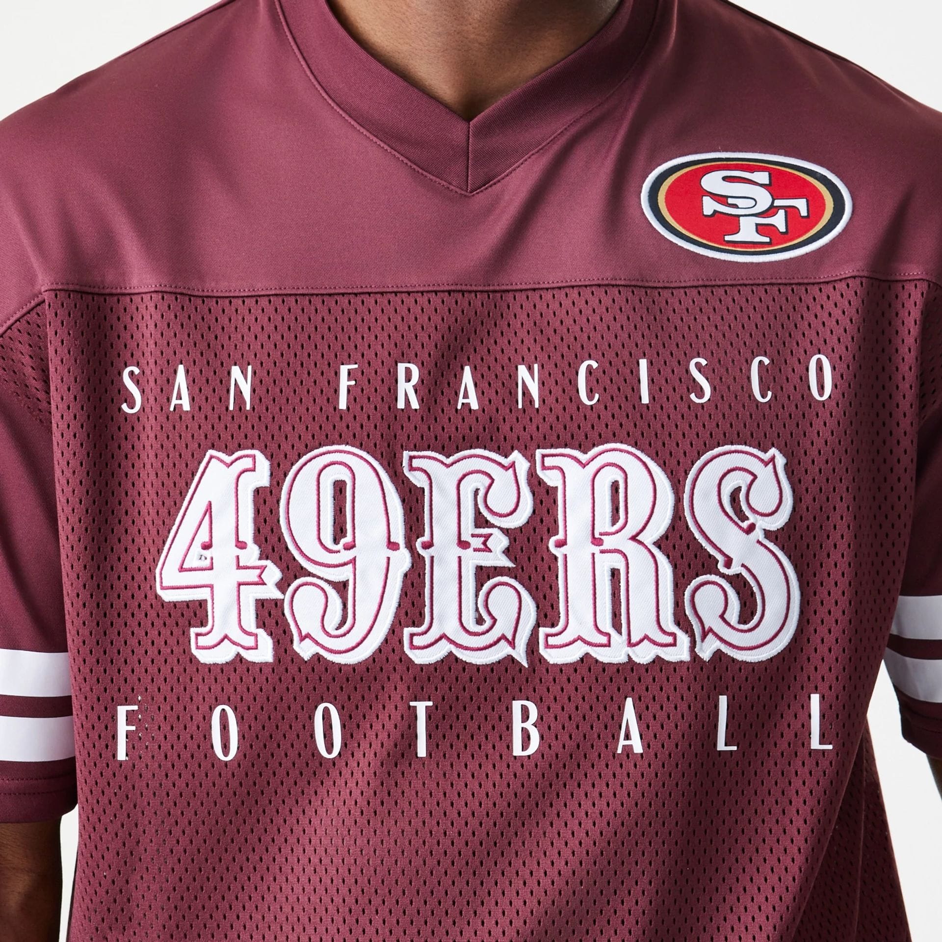 San Francisco 49ers NFL Mesh Dark Red Jersey - Image 5
