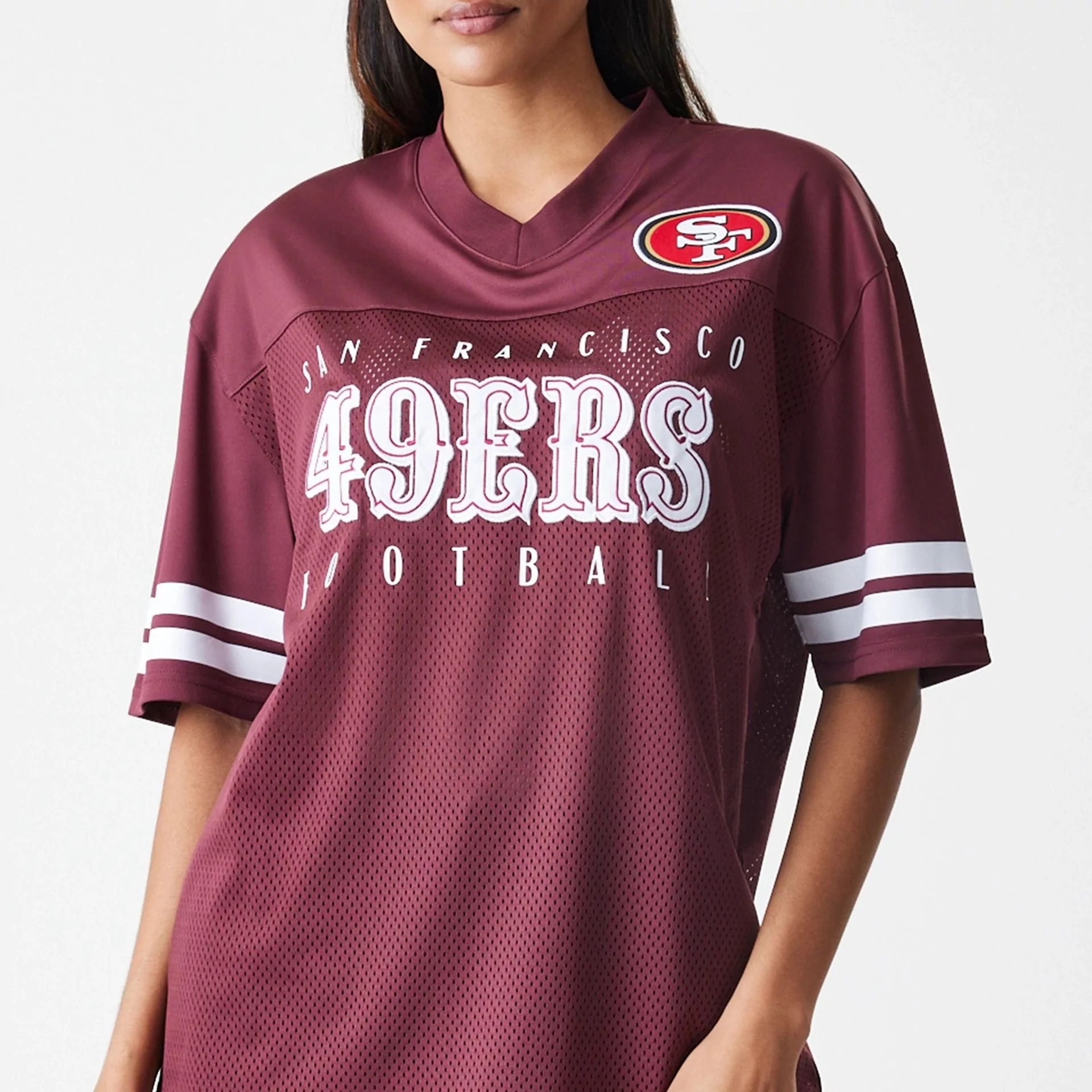 San Francisco 49ers NFL Mesh Dark Red Jersey - Image 6