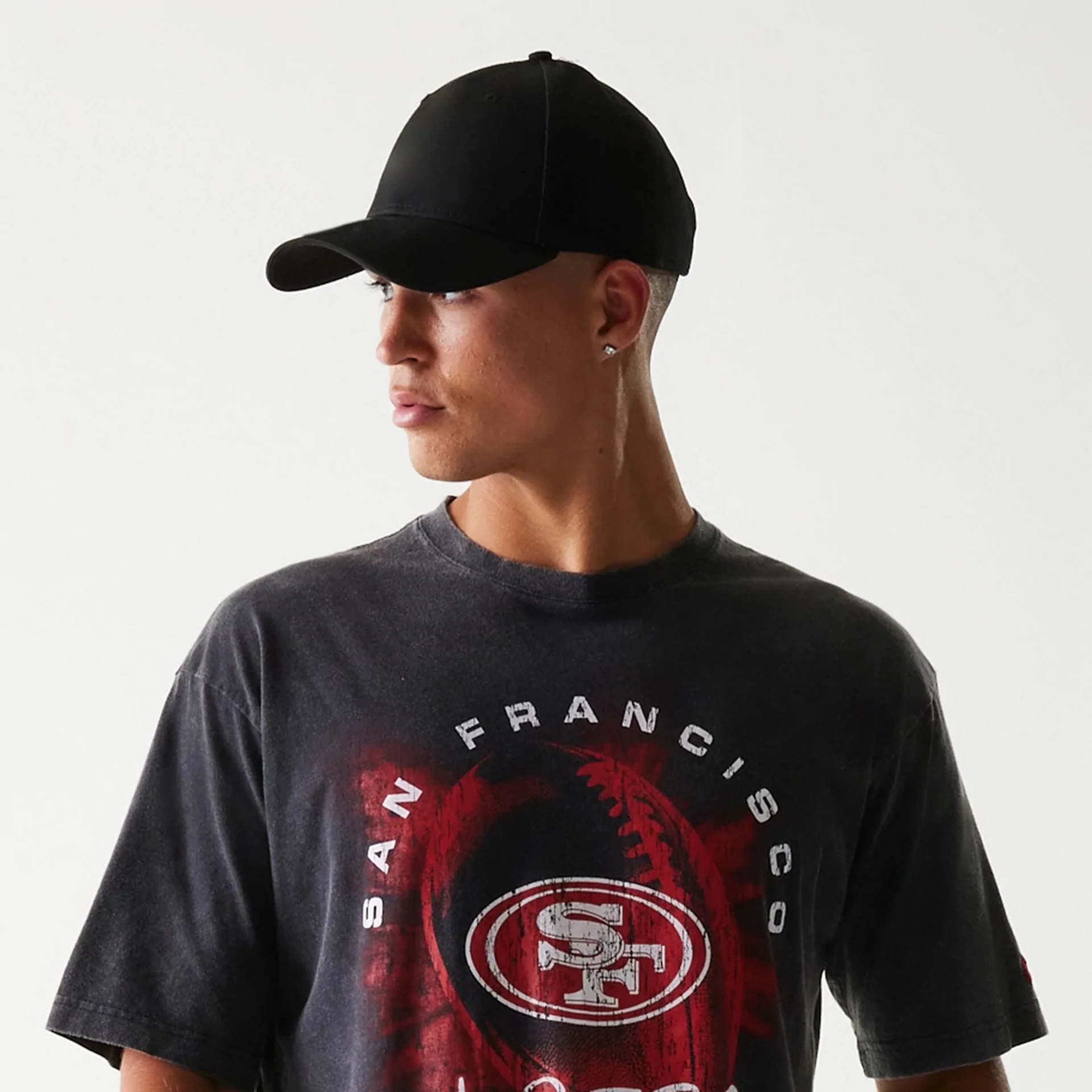 San Francisco 49ers NFL Sport Night Black T-Shirt - Image 3