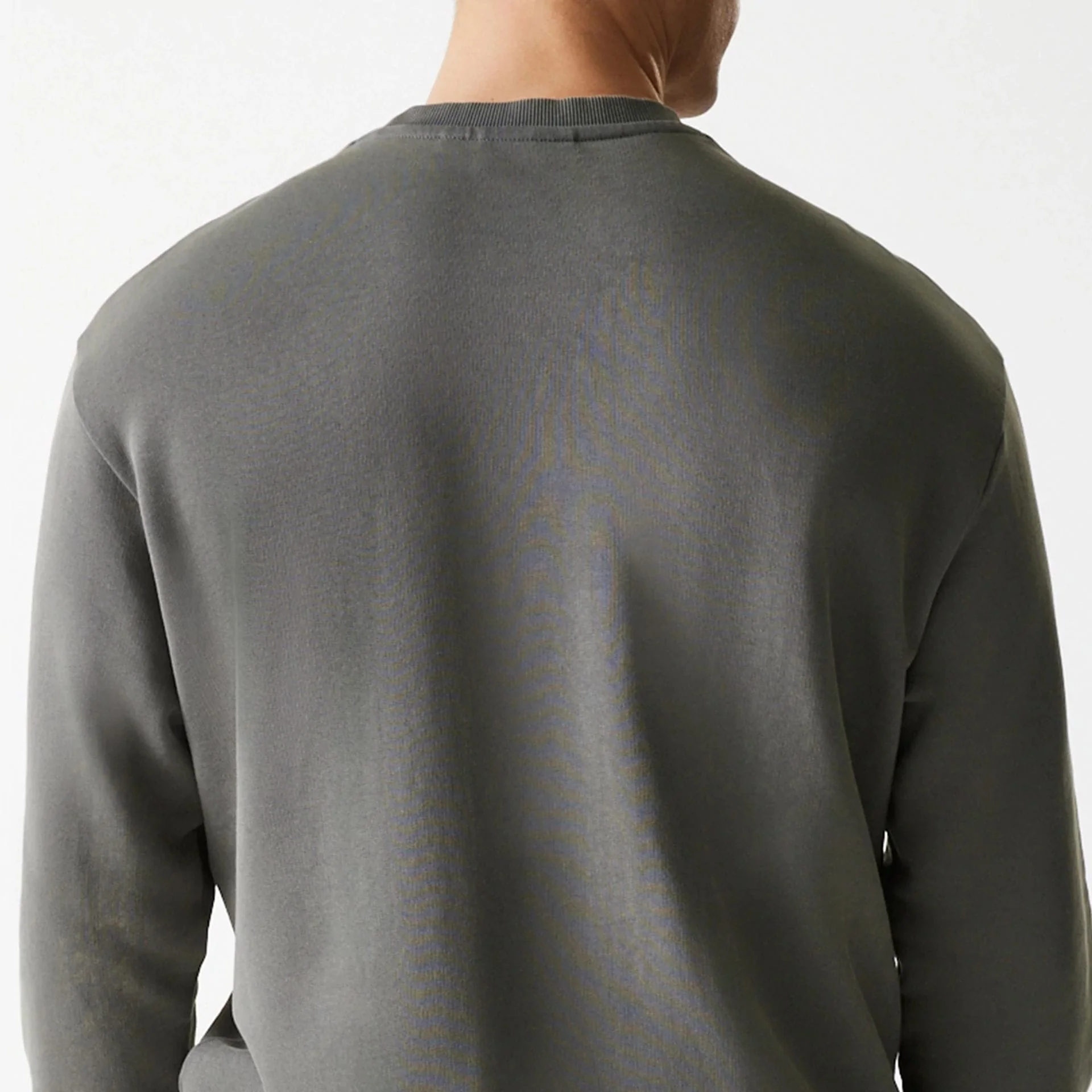 San Francisco 49ers NFL Washed Super Bowl Grey Oversized Crew Neck Sweater - Image 7
