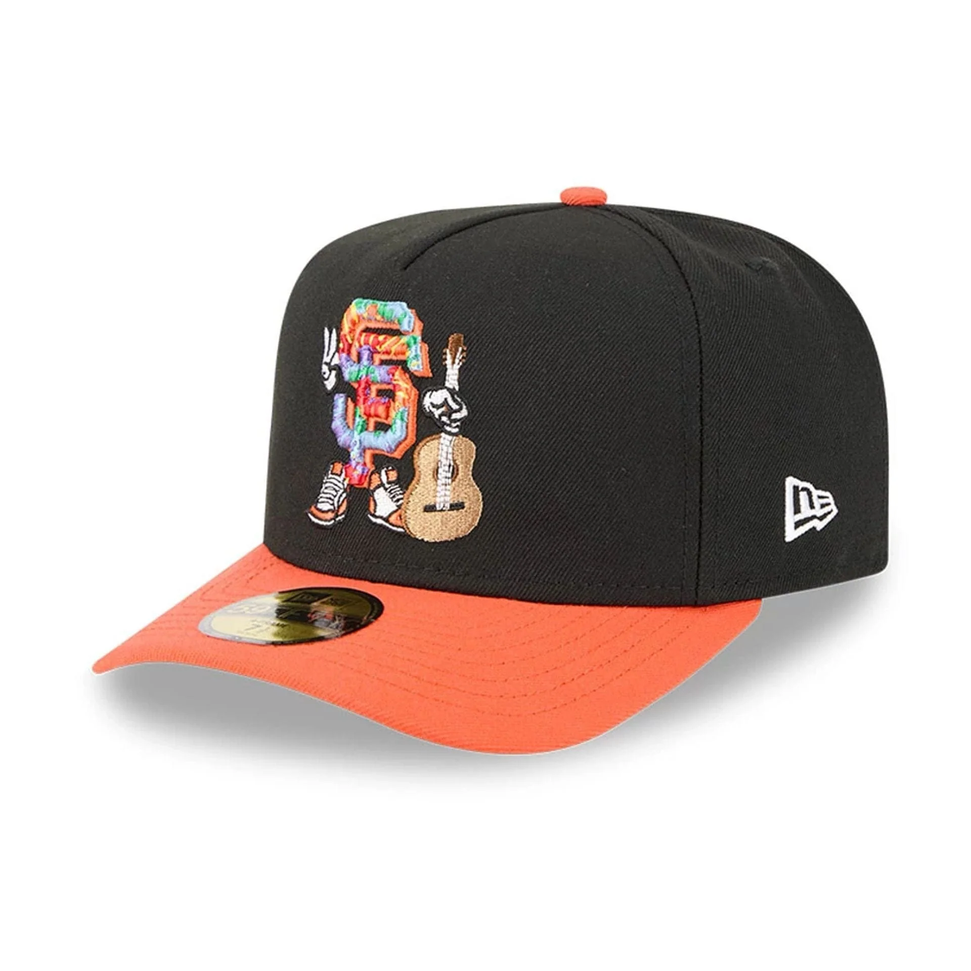 San Francisco Giants MLB Cartoon Black 59FIFTY A-Frame Fitted Cap - Image 4