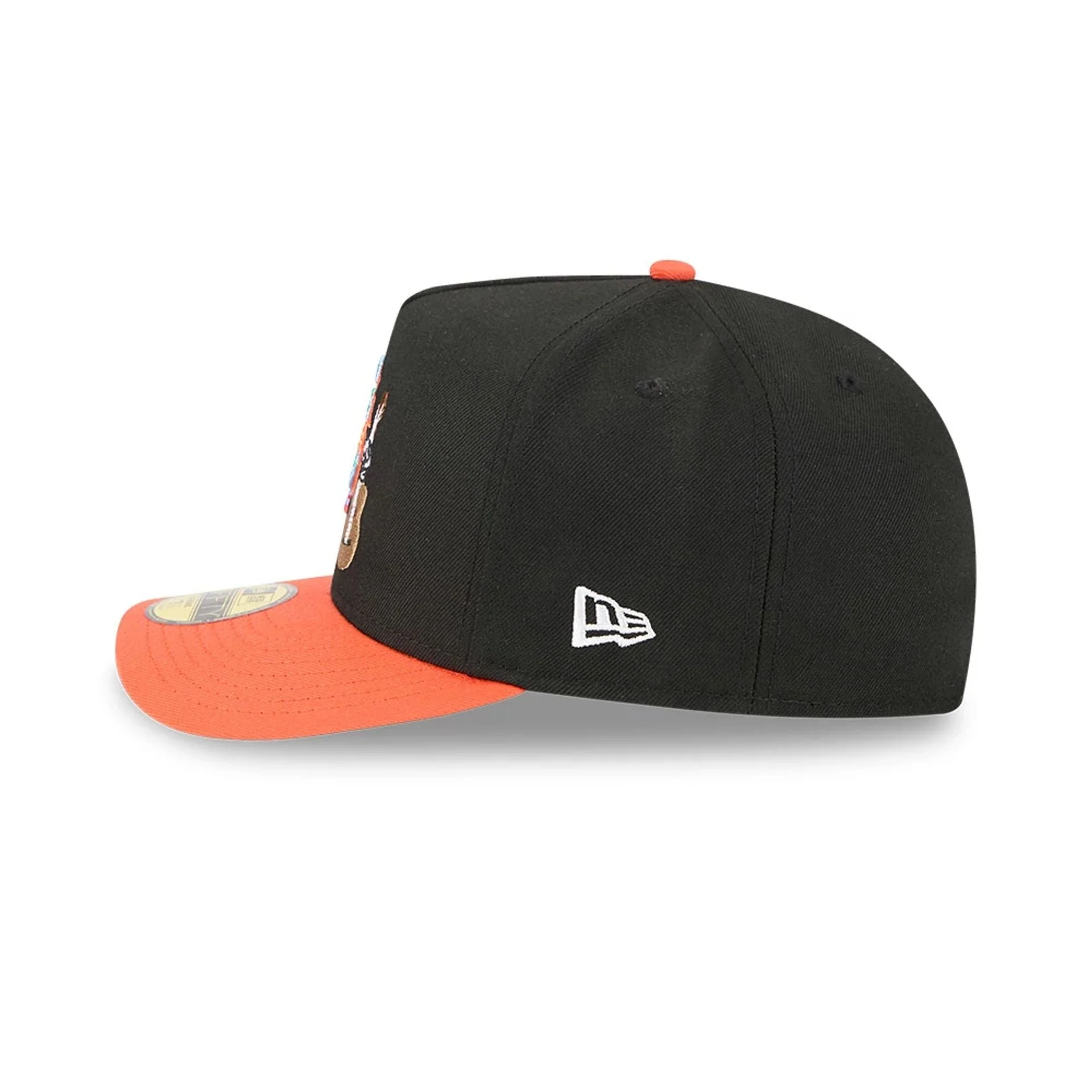 San Francisco Giants MLB Cartoon Black 59FIFTY A-Frame Fitted Cap - Image 6